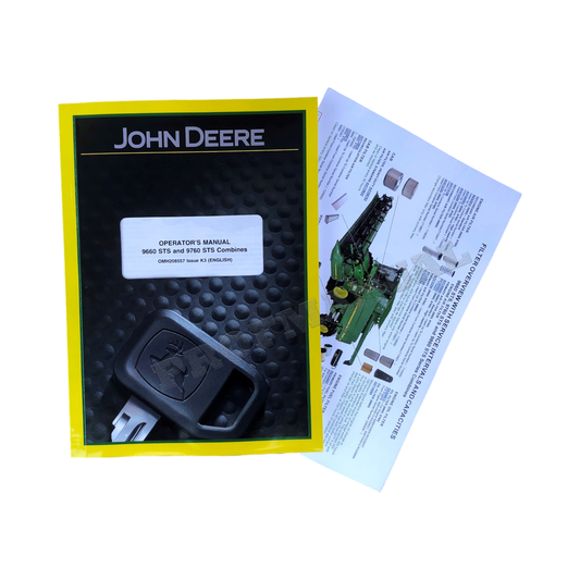 JOHN DEERE 9660 9760 STS  COMBINE OPERATORS MANUAL + !BONUS!