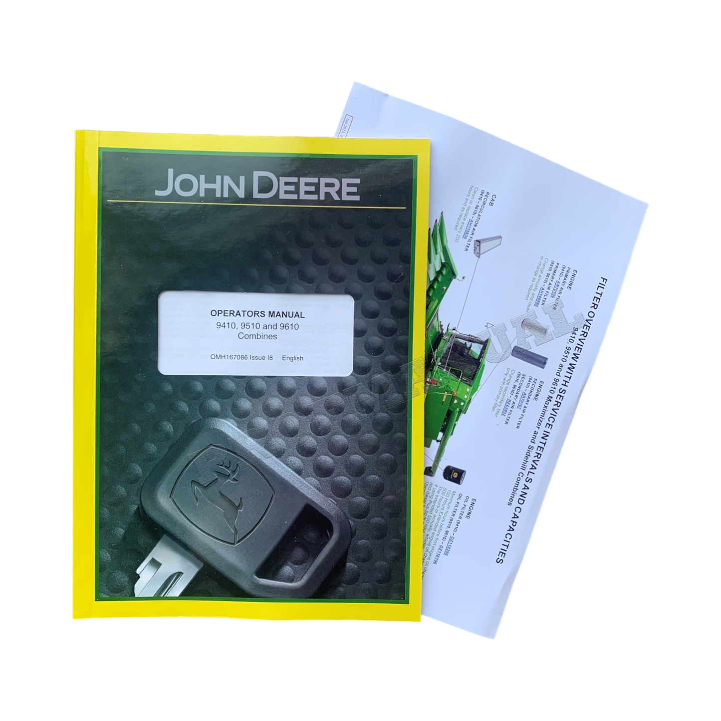 JOHN DEERE 9410 9510 9610 COMBINE OPERATORS MANUAL + !BONUS!