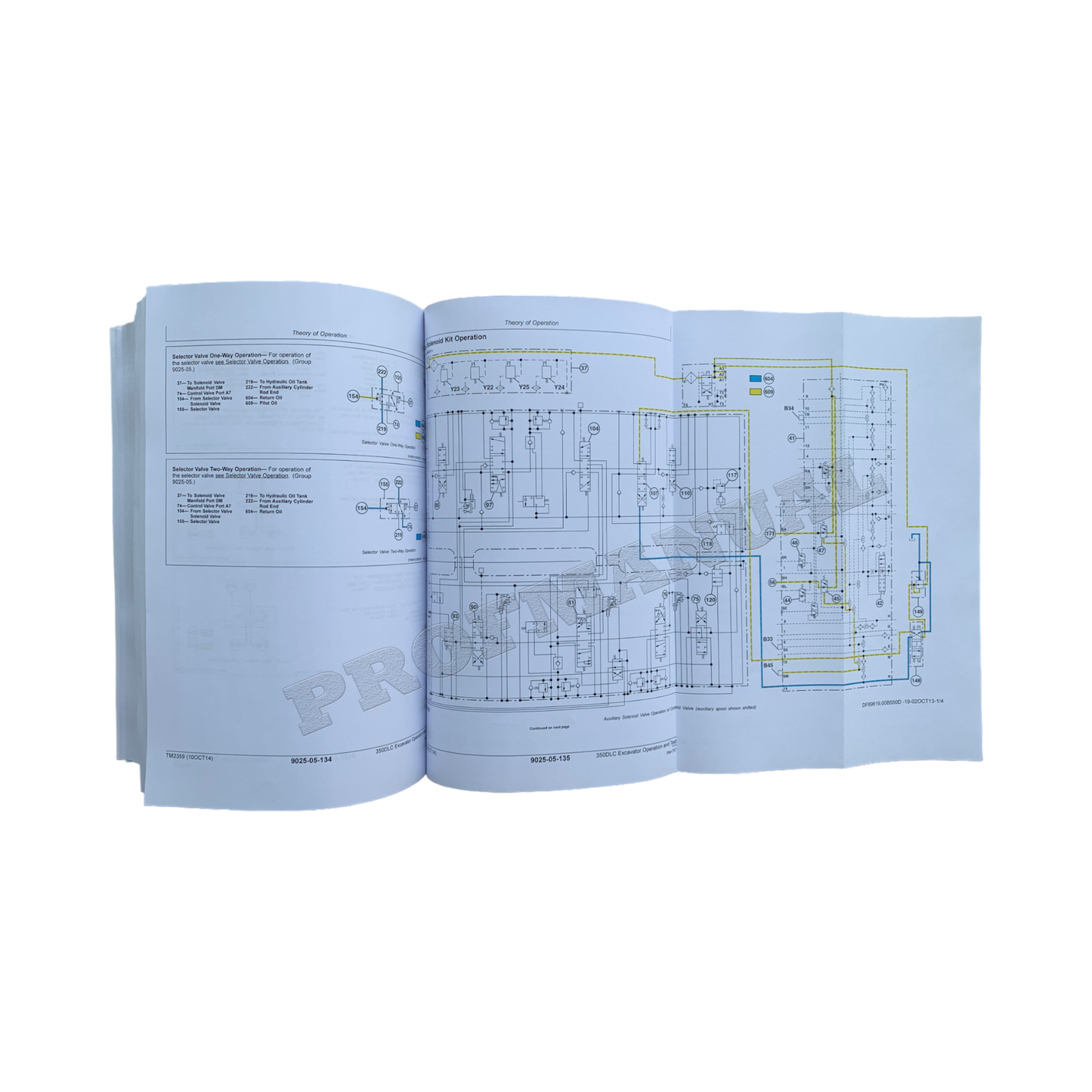 JOHN DEERE 350DLC EXCAVATOR OPERATION TEST SERVICE MANUAL + !BONUS!