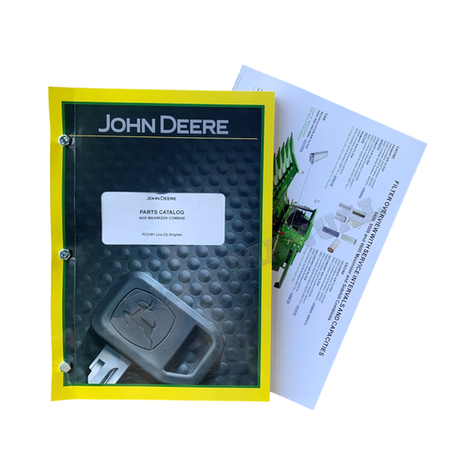 JOHN DEERE 9600 MAXIMIZER COMBINE PARTS CATALOG MANUAL + !BONUS!