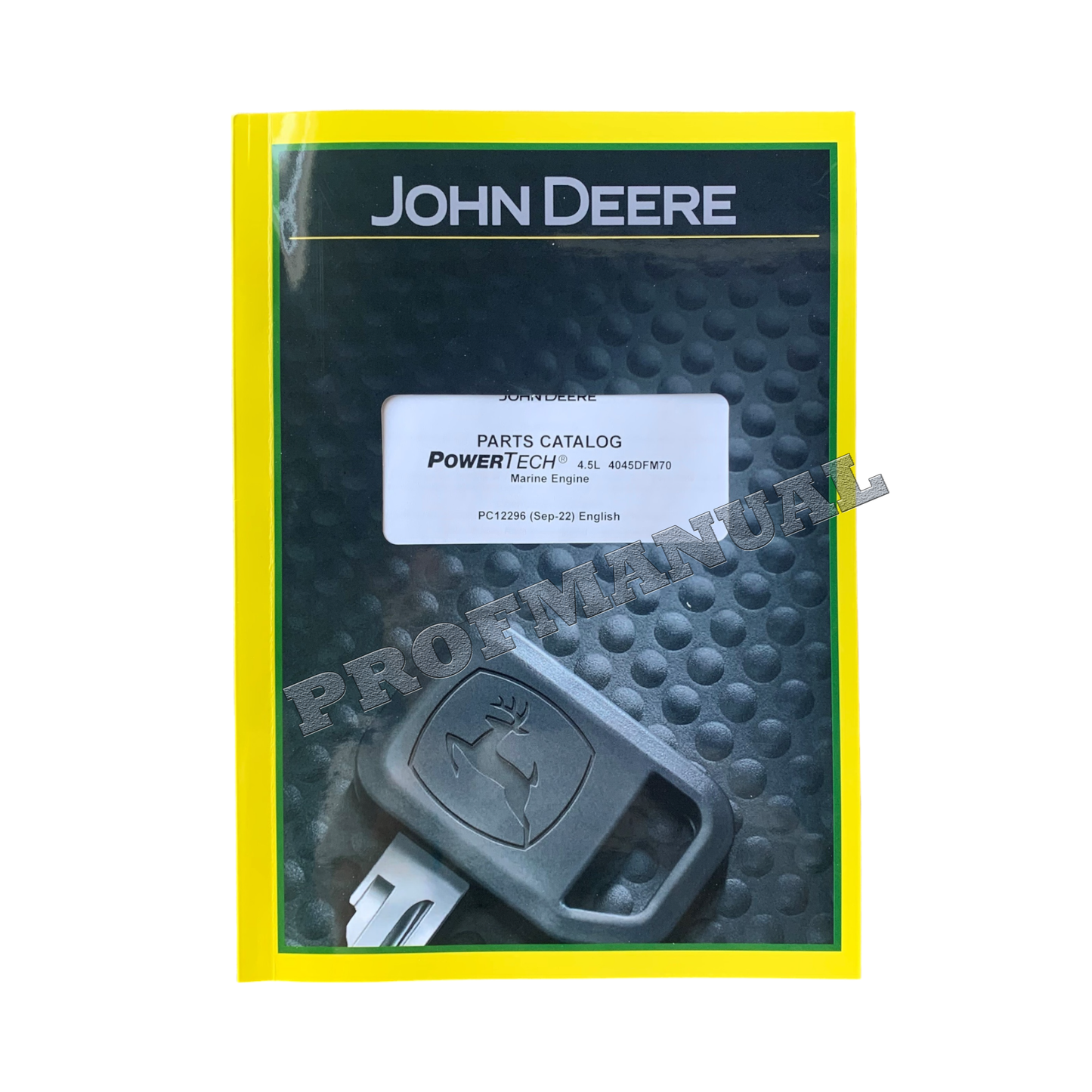 John Deere PowerTech 4.5L 4045DFM70 Marine Engine Parts Catalog Manual + !BONUS!