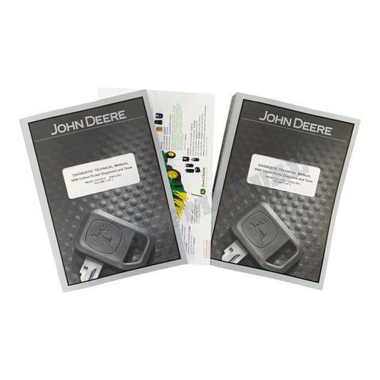 JONH DEERE 9996 COTTON PICKER DIAGNOSTIC SERVICE TECHNICAL MANUAL TM2253 +BONUS!