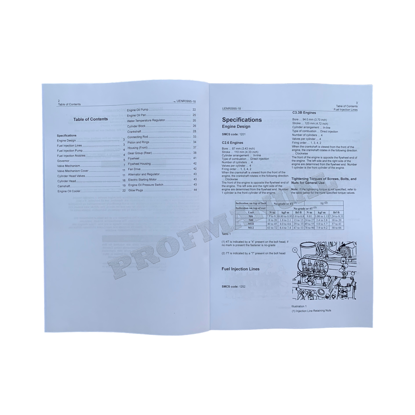 Caterpillar Engine 308E 308E2 Excavator Operation Testing Adjusting Specification Service Manual