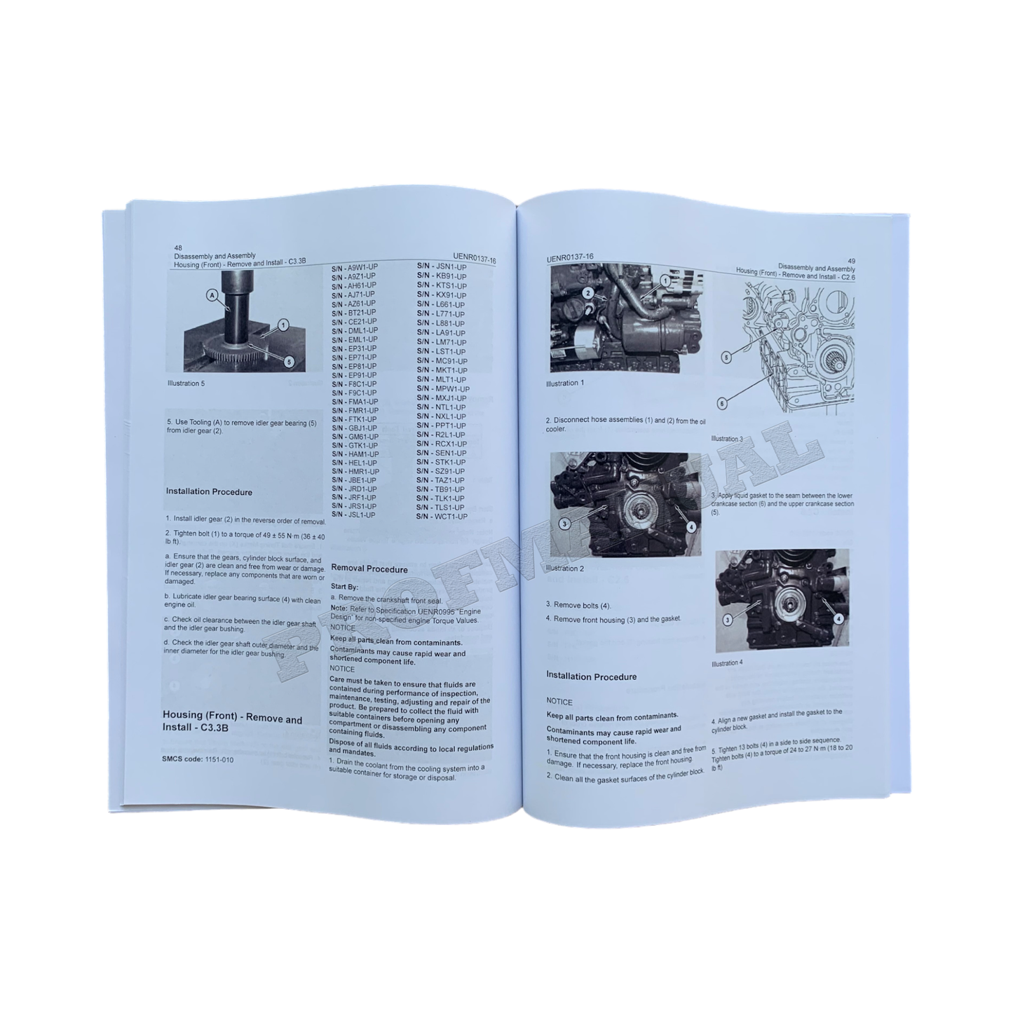 Caterpillar 259D 279D 289D Loader C2.6 C3.3B Engine Service Manual Disassem Assembly