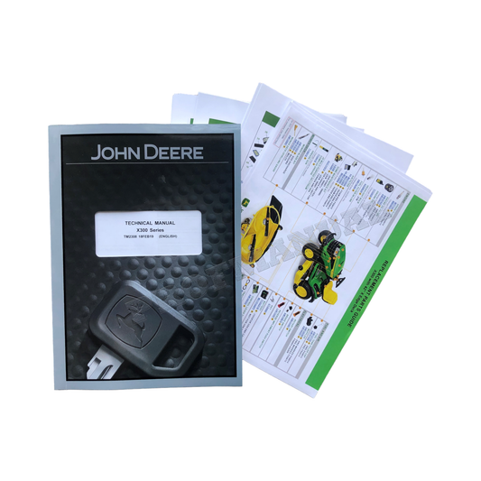 MANUEL D'ENTRETIEN DU TRACTEUR JOHN DEERE X300 X304 X310 X320 X324 X340 X360 + !BONUS! 