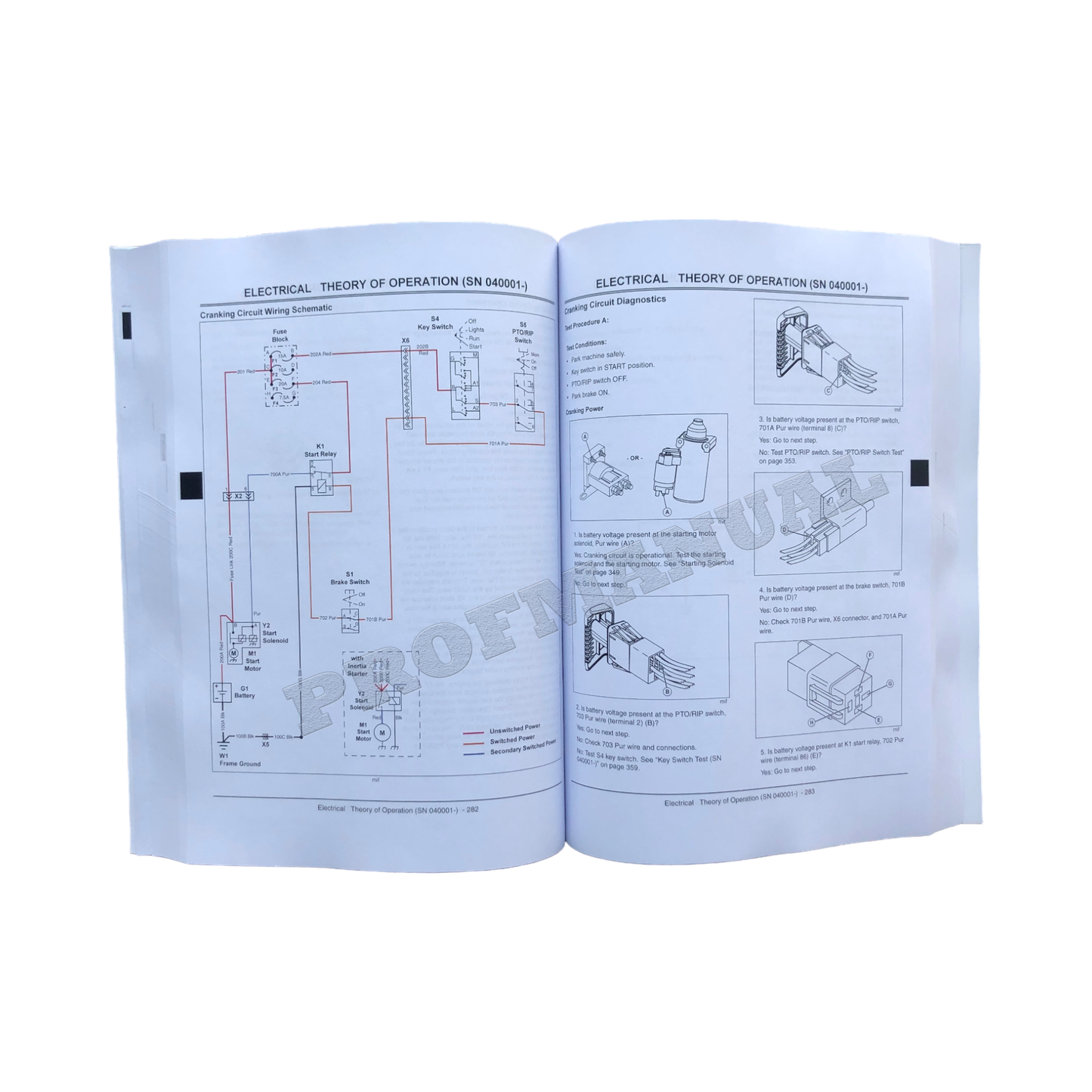 JOHN DEERE X300 X304 X310 X320 X324 X340 X360 TRACTOR SERVICE MANUAL + !BONUS!