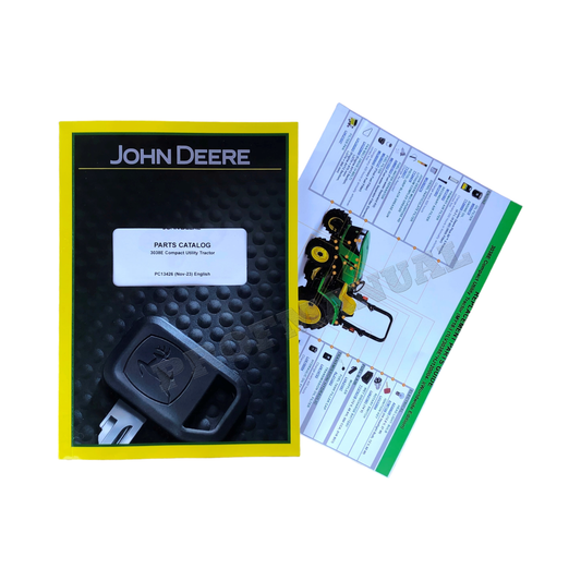 JOHN DEERE 3038E – ERSATZTEILKATALOGHANDBUCH FÜR KOMPAKT-NUTZTRAKTOR + !BONUS!