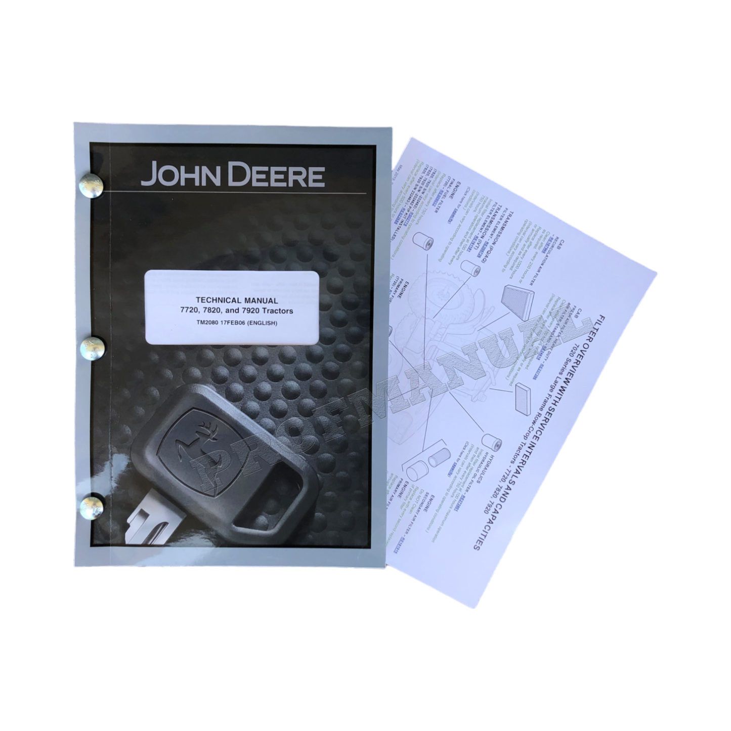 JOHN DEERE 7720 7820 7920 TRACTOR SERVICE MANUAL + !BONUS!