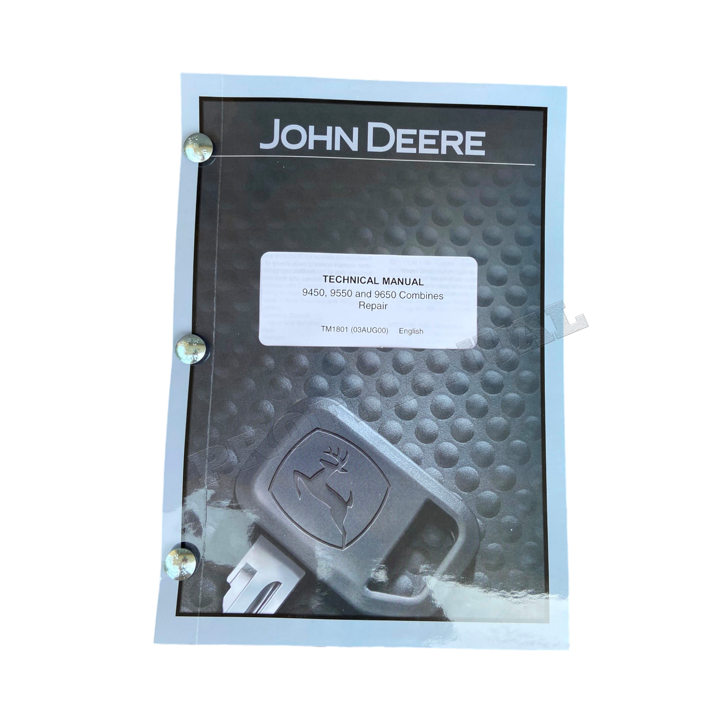 JOHN DEERE 9450 9550 9650 COMBINE SERVICE MANUAL + !BONUS!