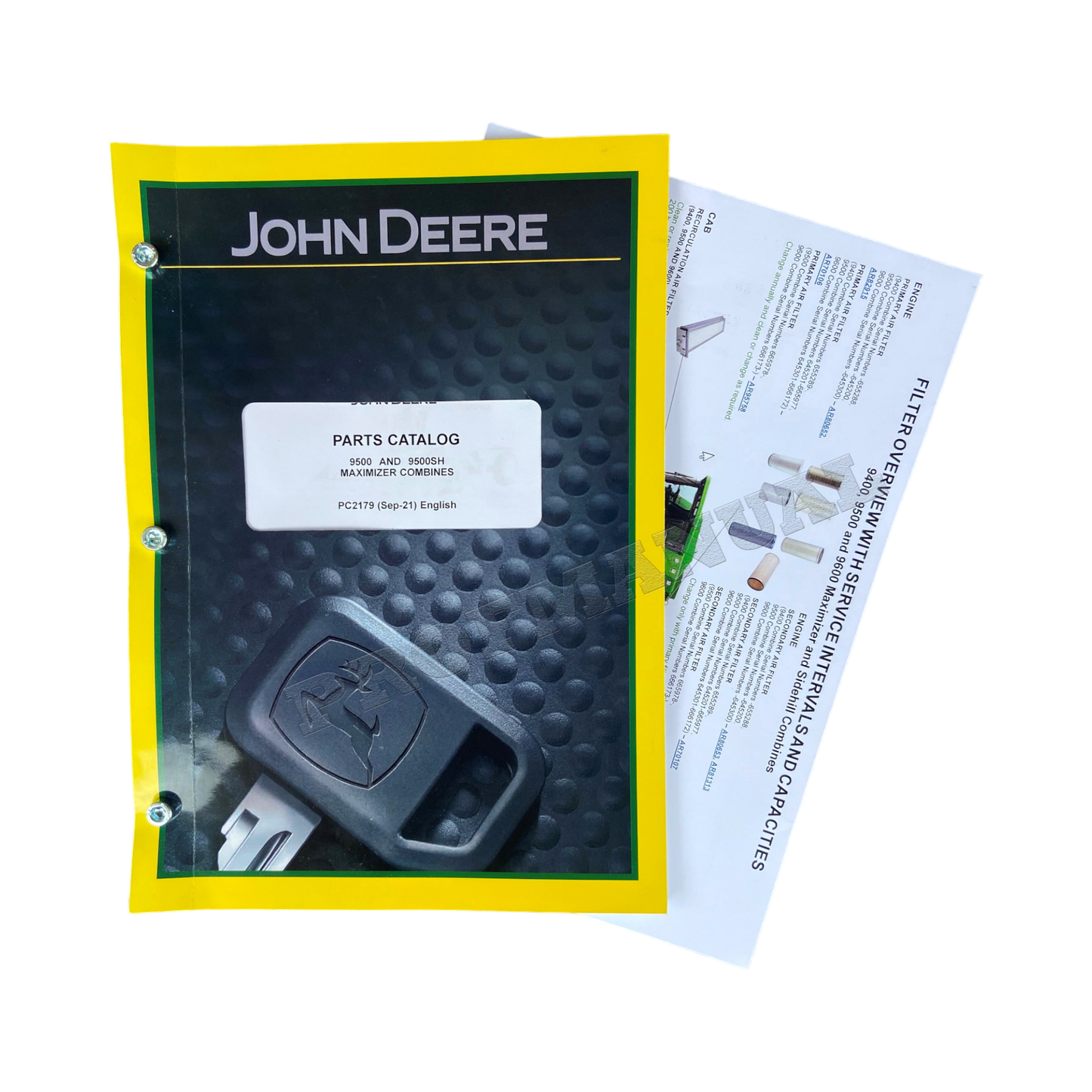 JOHN DEERE 9500  9500 MAXIMIZER COMBINE PARTS CATALOG MANUAL + !BONUS!