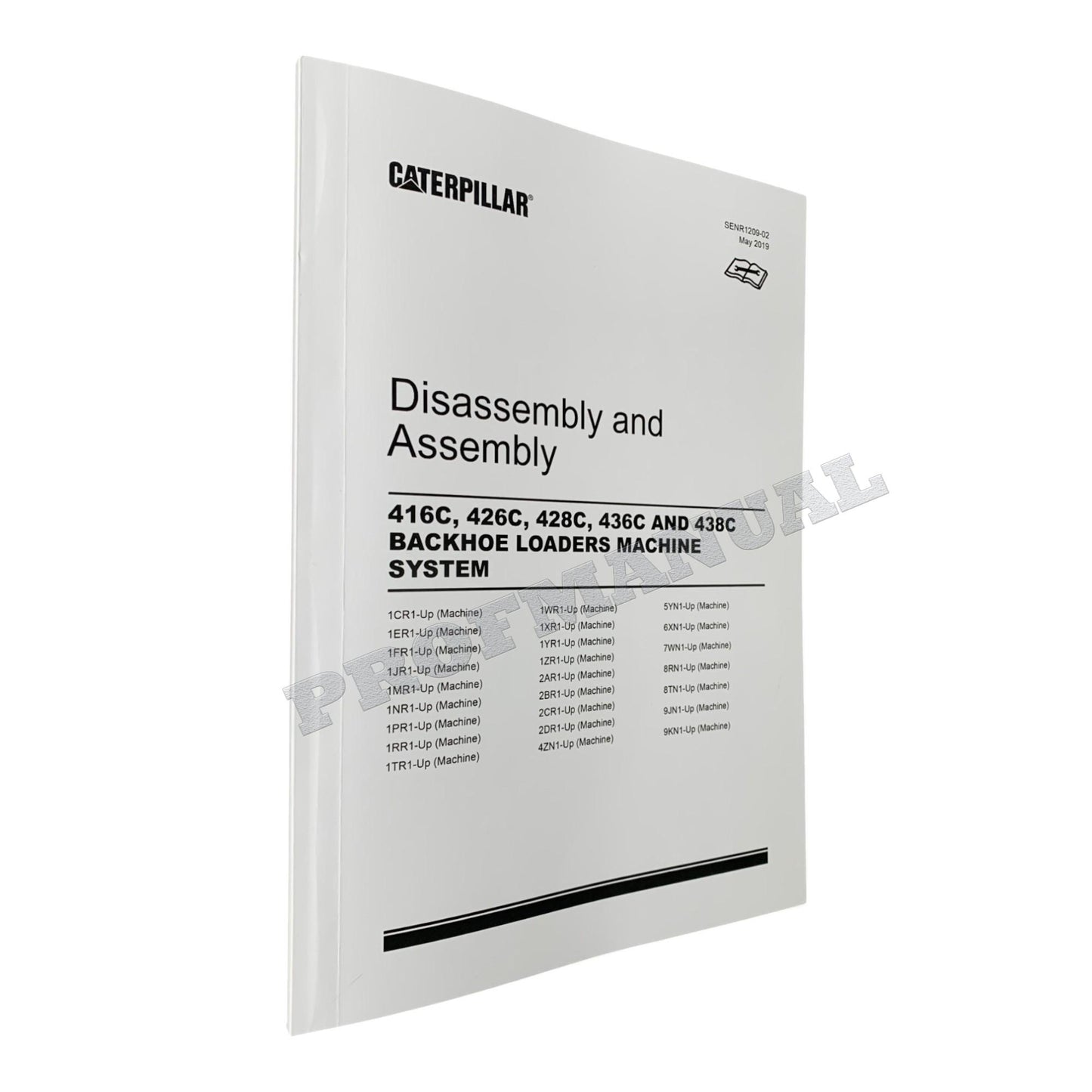 Caterpillar 416C 426C 428C 436C Backhoe Loader Hydraulic Steering Service Manual 4Books