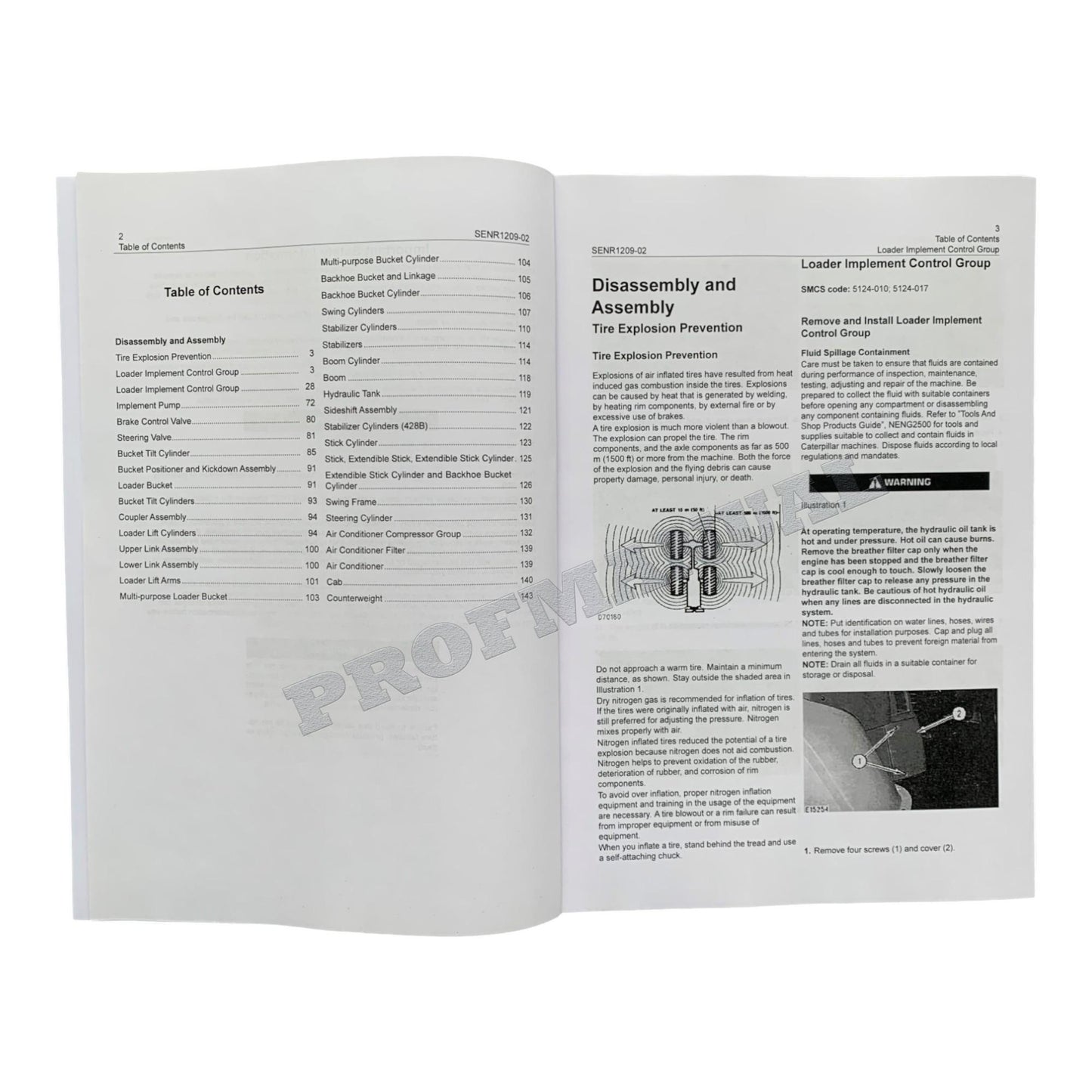 Caterpillar 416C 426C 428C 436C Backhoe Loader Hydraulic Steering Service Manual 4Books