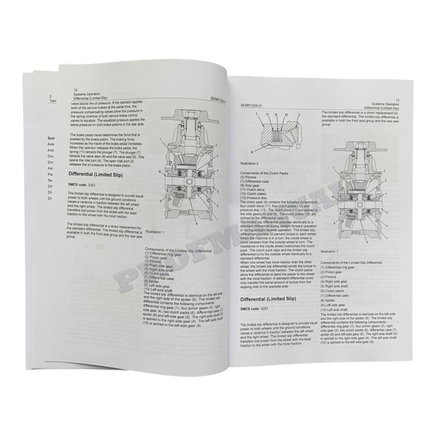 Caterpillar 416C 426C 428C 436C Backhoe Loader Power Train Service Manual 5books