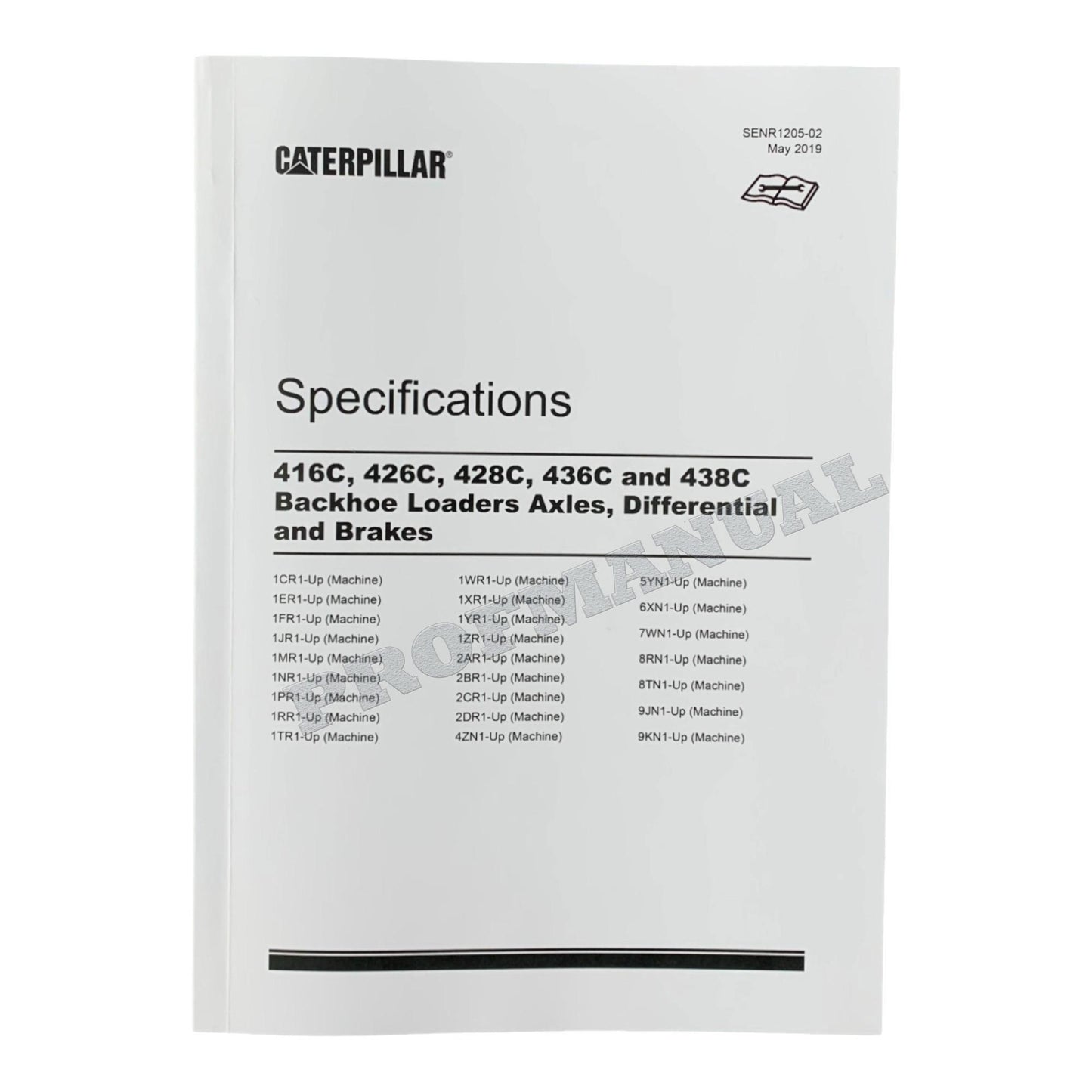 Caterpillar 416C 426C 436C 428C 438C Backhoe Loader Full Service Manual 18books *Send SN