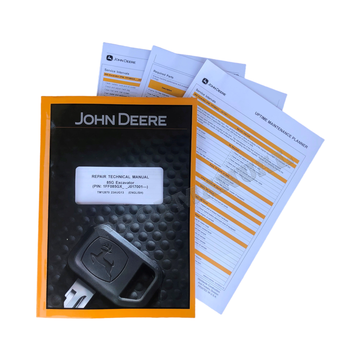 JOHN DEERE 85G EXCAVATOR REPAIR SERVICE MANUAL + !BONUS!