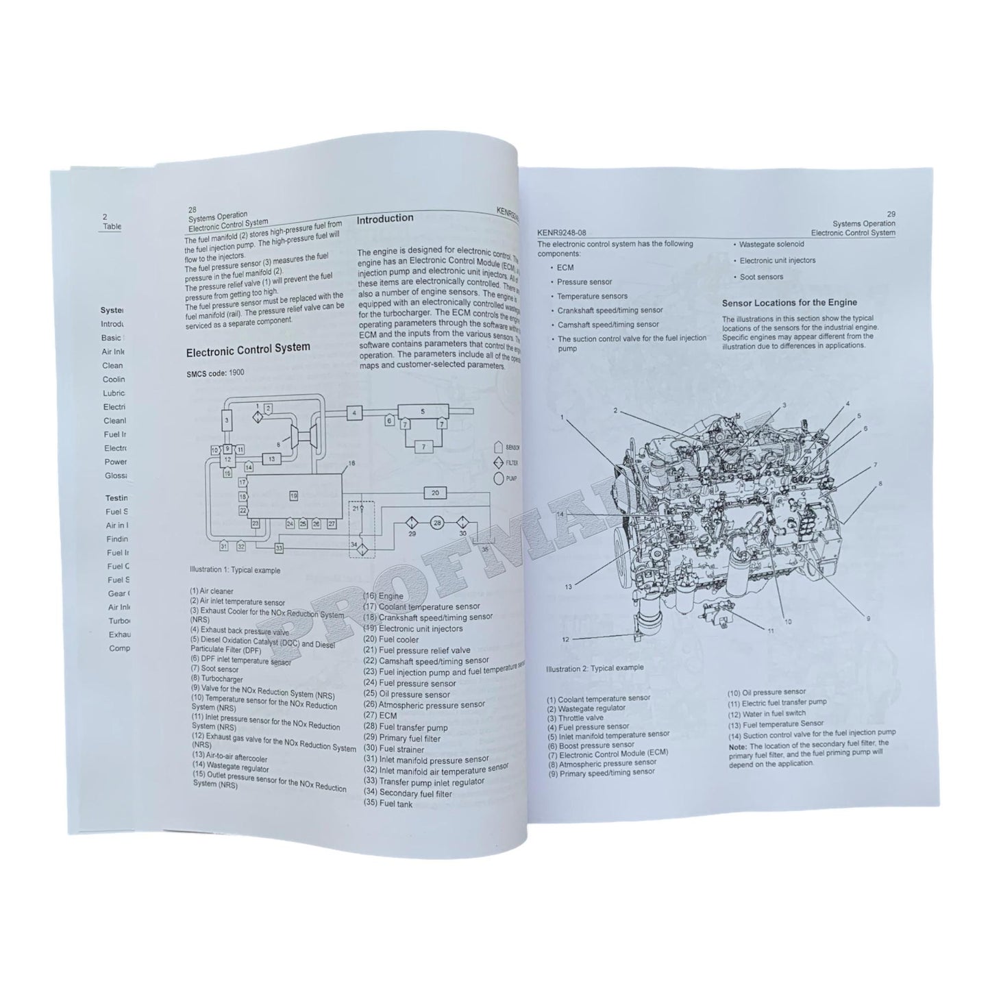 Caterpillar C6.6 C4.4 Engine Specification Operation Testing Adjusting Manual SET 3books