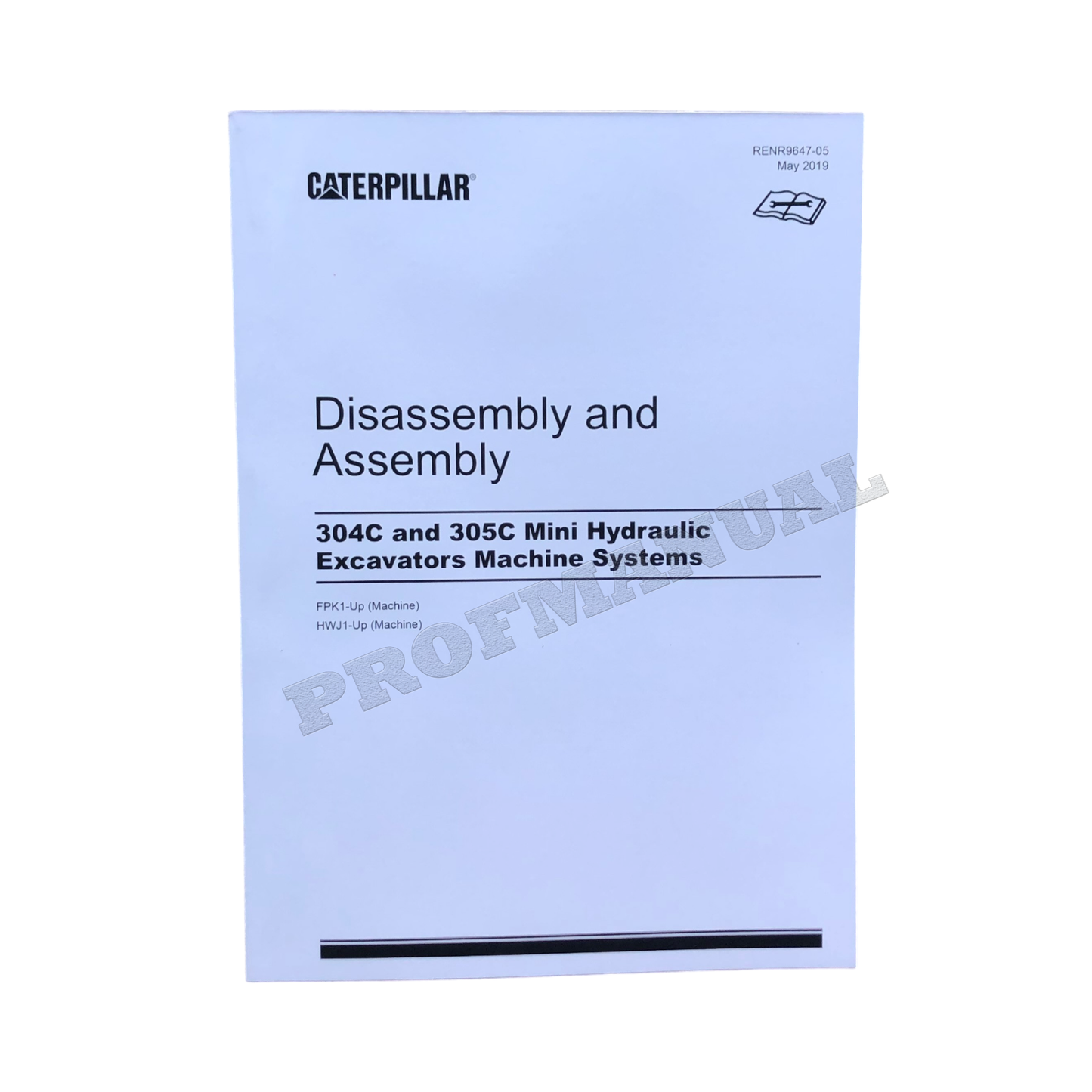 Caterpillar 305C Excavator Service Manual FULL SET S/N HWJ and UP