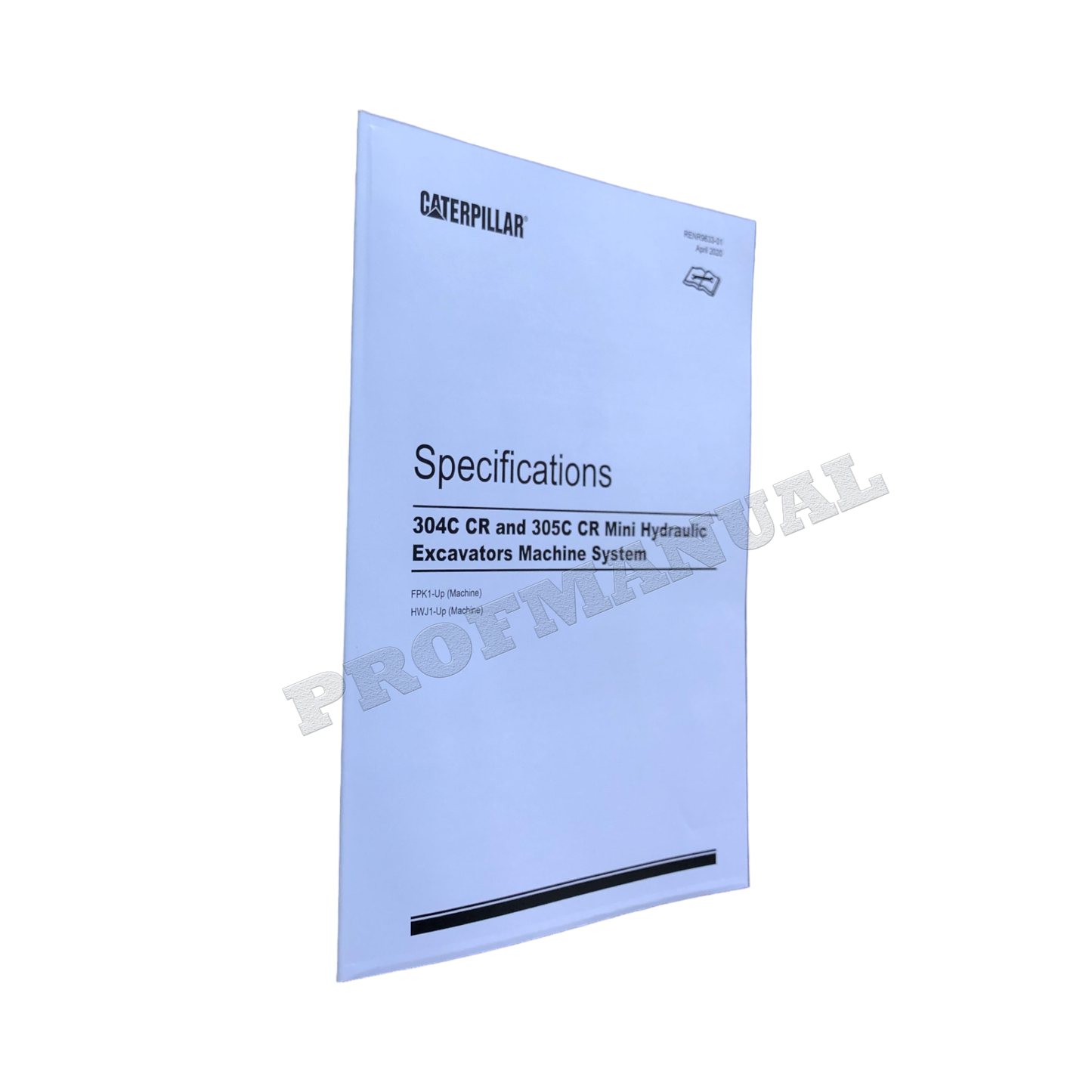 Caterpillar 305C Excavator Service Manual FULL SET S/N HWJ and UP