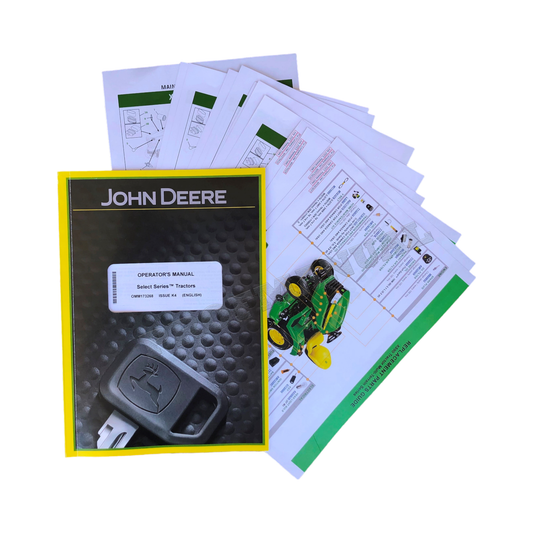 JOHN DEERE X534 X500 X530 X590 TRAKTOR-BENUTZERHANDBUCH + !BONUS!