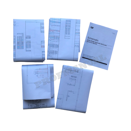 Caterpillar 303E CR Excavator Electric System Schematic Service Manual