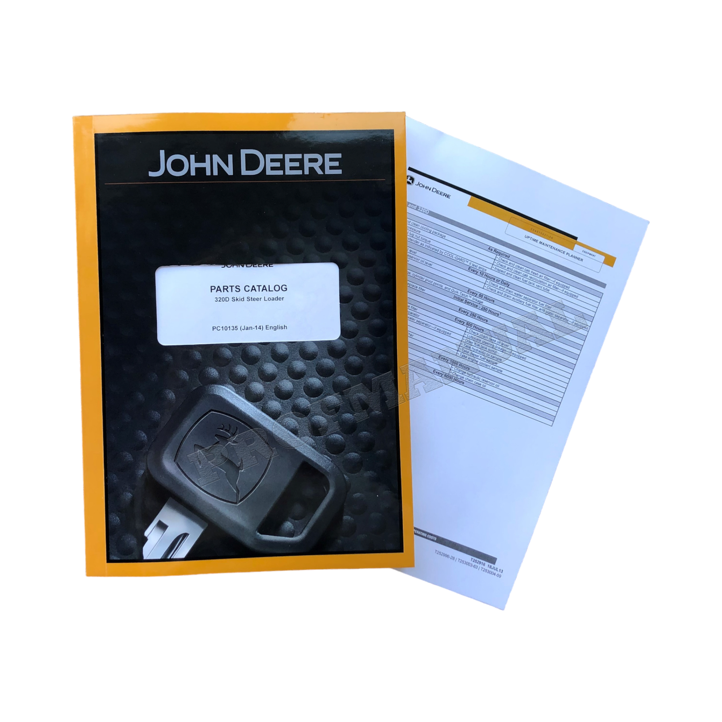 JOHN DEERE 320D KOMPAKTLADER-ERSATZTEILKATALOG-HANDBUCH + !BONUS!