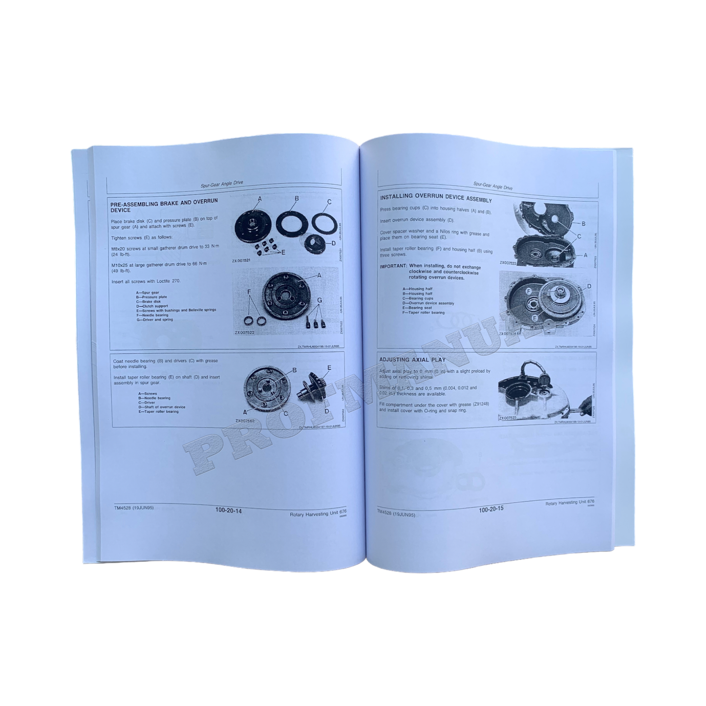 JOHN DEERE 676 FORAGE HARVESTER SERVICE MANUAL