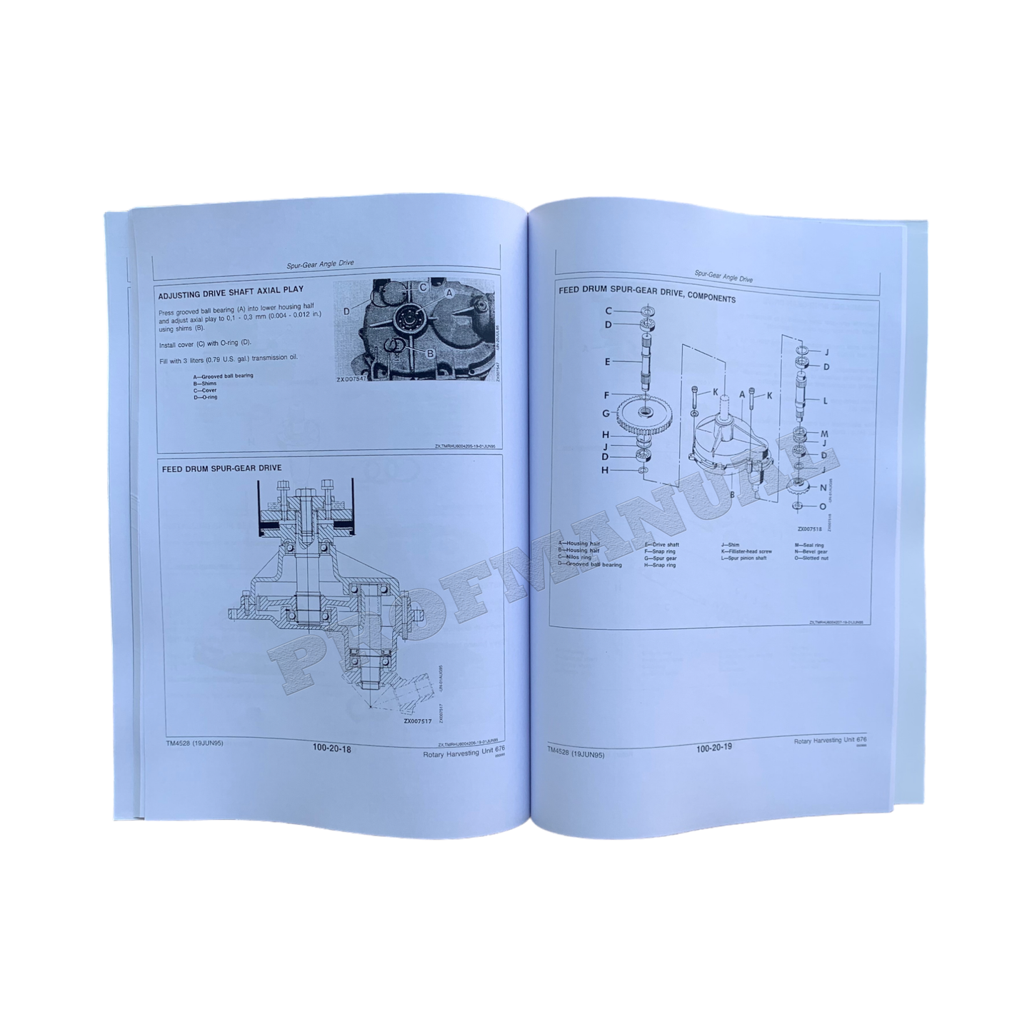 JOHN DEERE 676 FORAGE HARVESTER SERVICE MANUAL