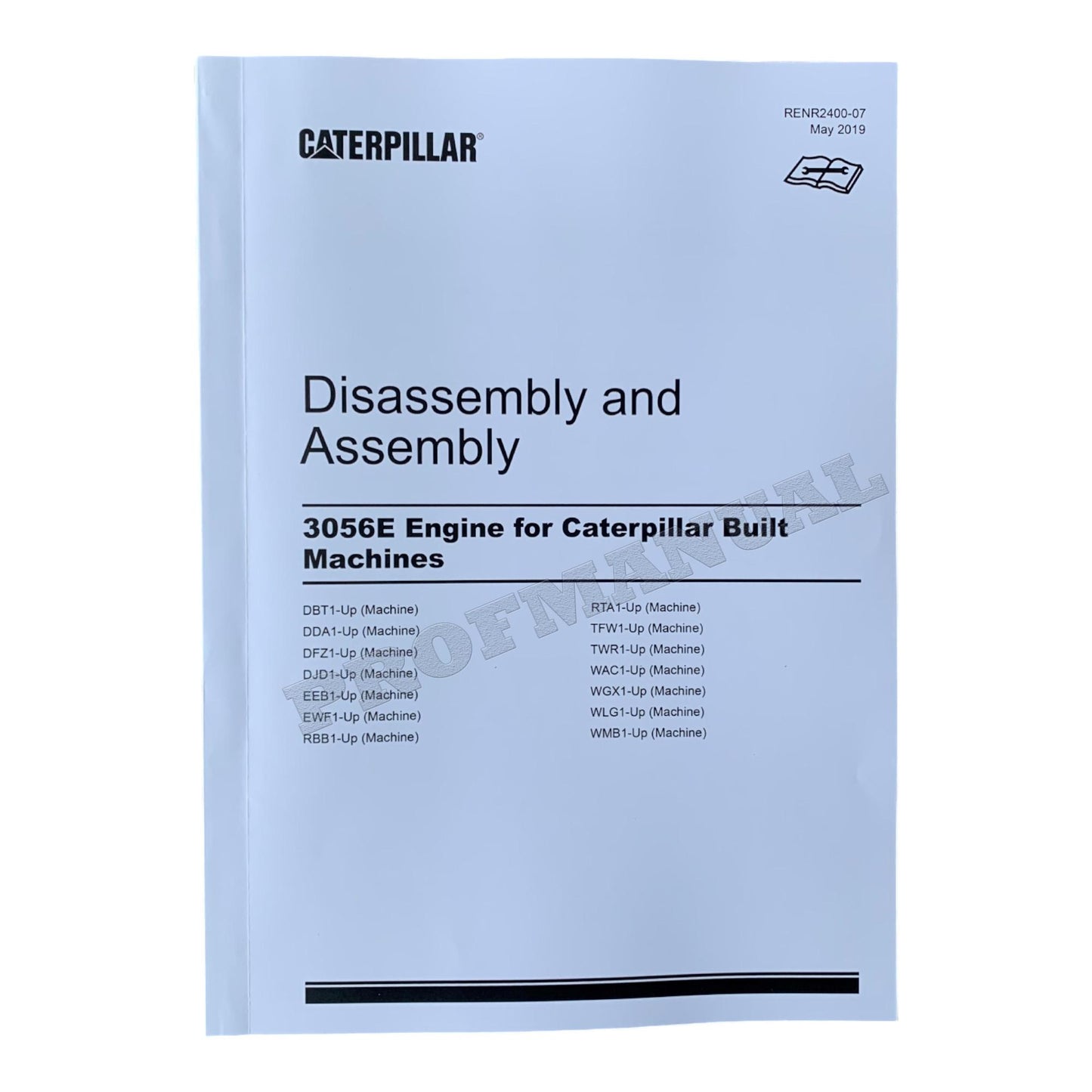 Caterpillar 3056E Engine Disassembly Assembly Service Manual