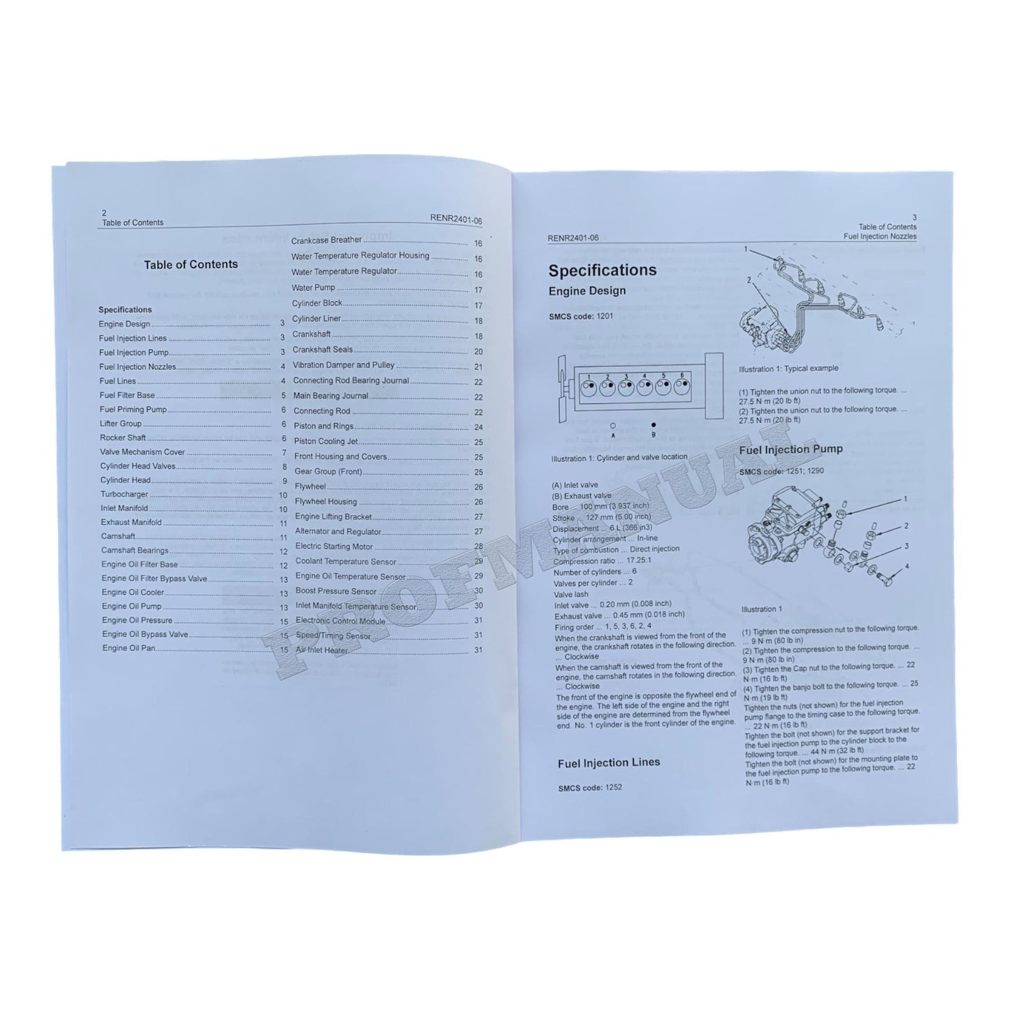 Caterpillar 3054E 3056E Engine for IT28G 924G 924GZ 928G Loader Service Manual