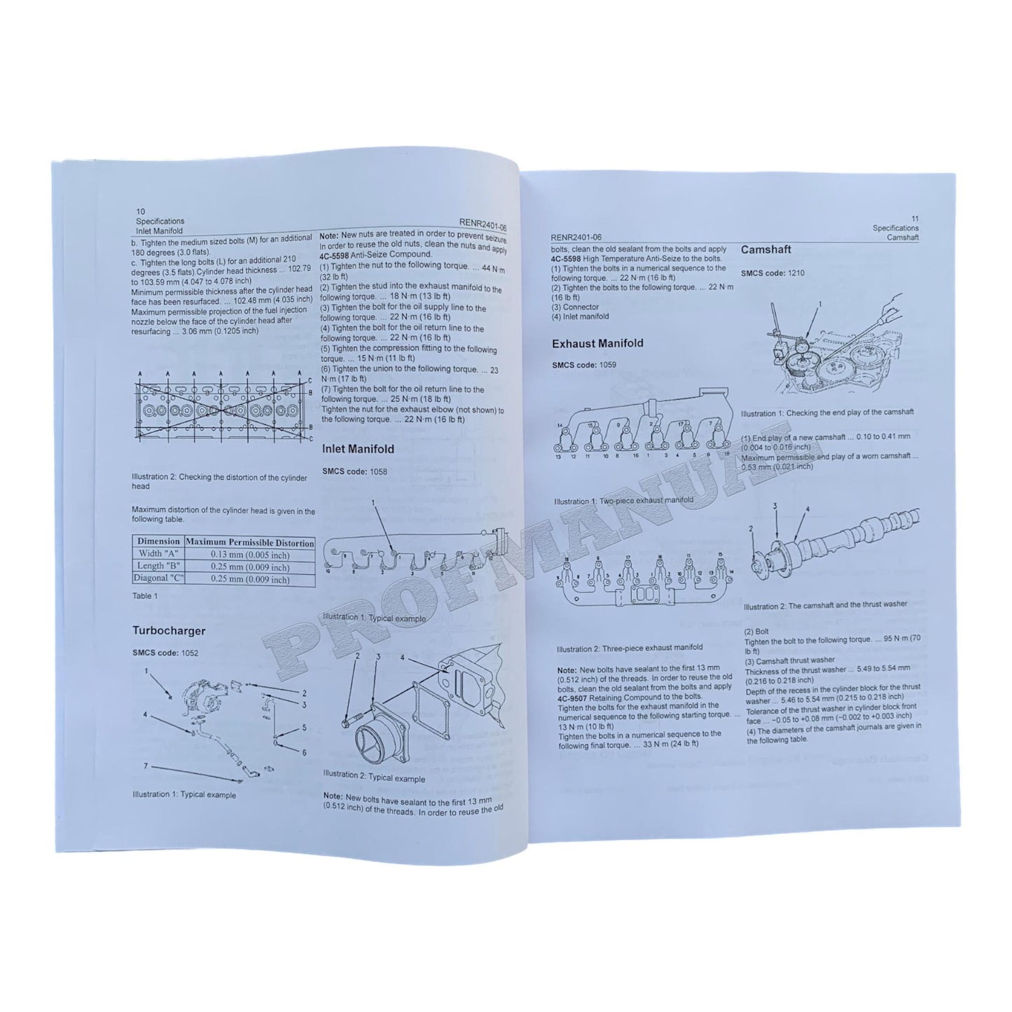 Caterpillar 3054E 3056E Engine for IT28G 924G 924GZ 928G Loader Service Manual