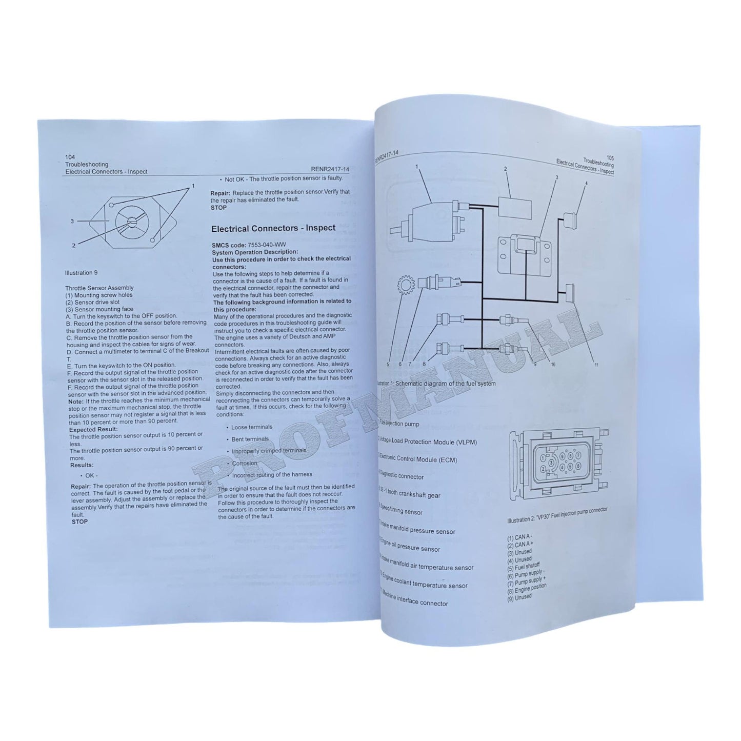 Caterpillar 3054E 3056E Engine for IT28G 924G 924GZ 928G Loader Service Manual