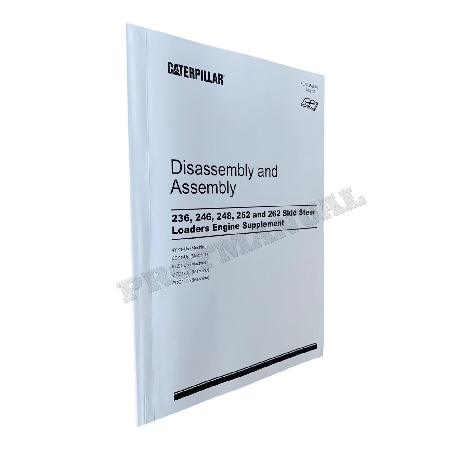 Caterpillar 3034 Engine for 236 246 248 252 262 Skid Steer Loader Service Manual *Send Serial#