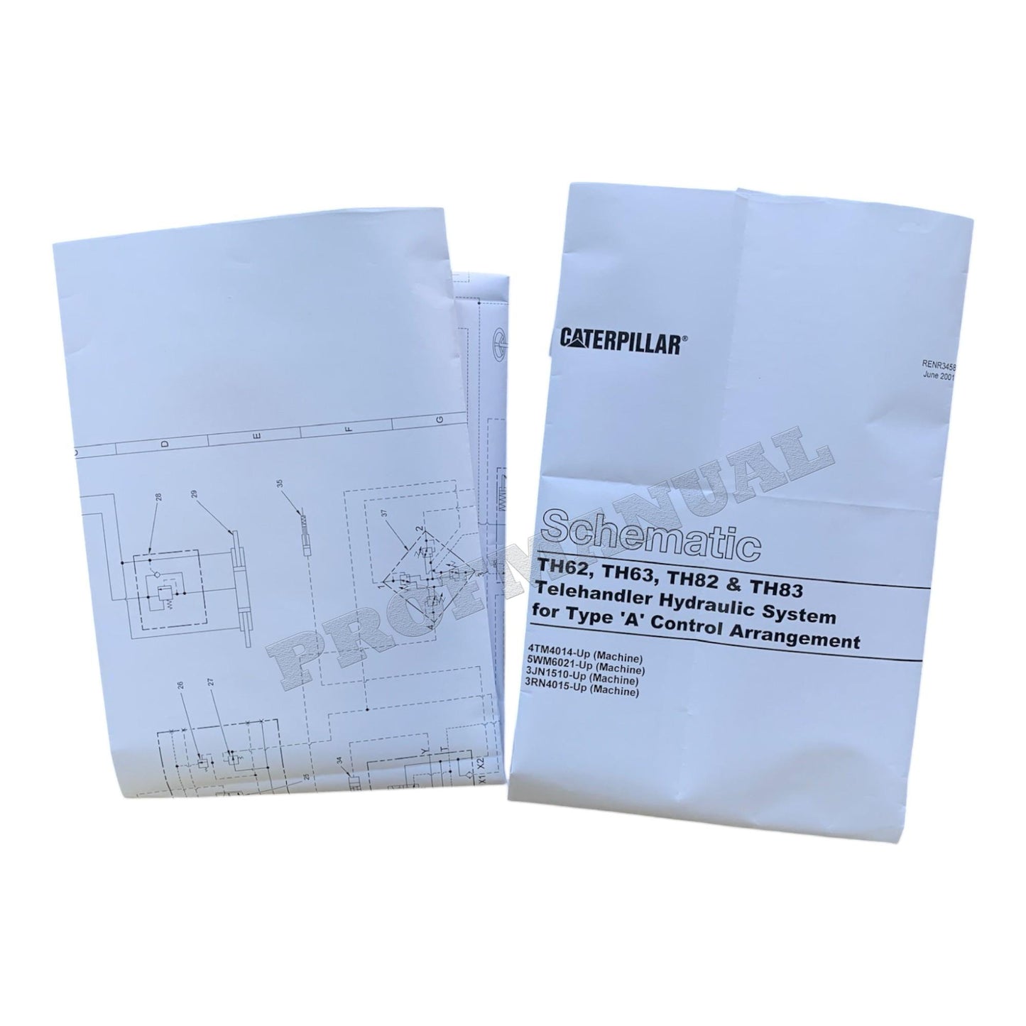 Caterpillar TH62 TH63 TH82 TH83 TeleHANDLER 21 books Full Service Manual *Send ser number