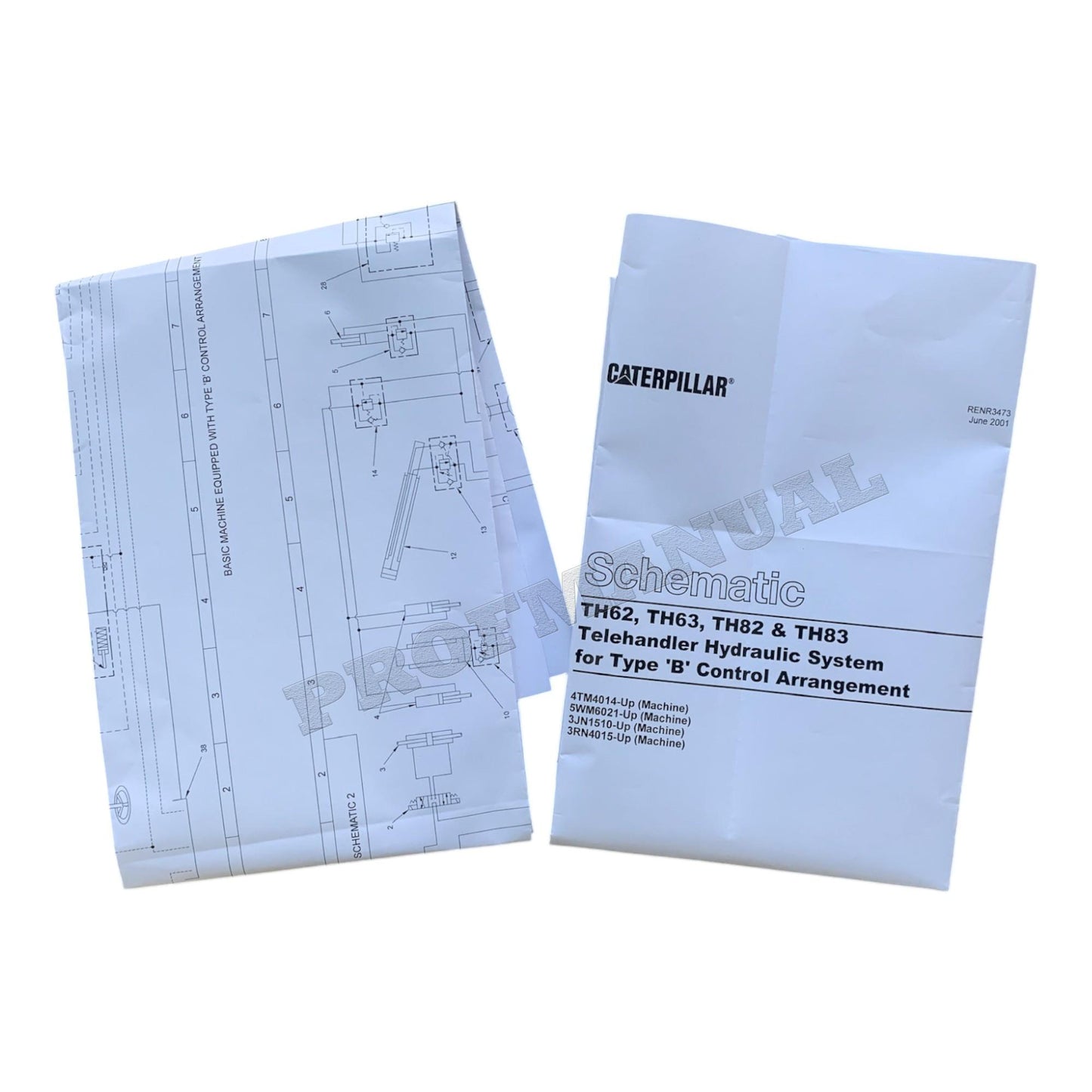 Caterpillar TH62 TH63 TH82 TH83 TeleHANDLER 21 books Full Service Manual *Send ser number