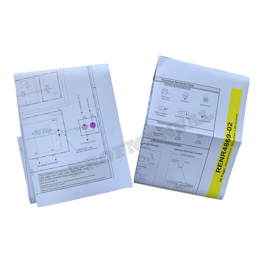 Caterpillar 246B 252B 252B2 262B Loader Hydraul Schematic Service Manual