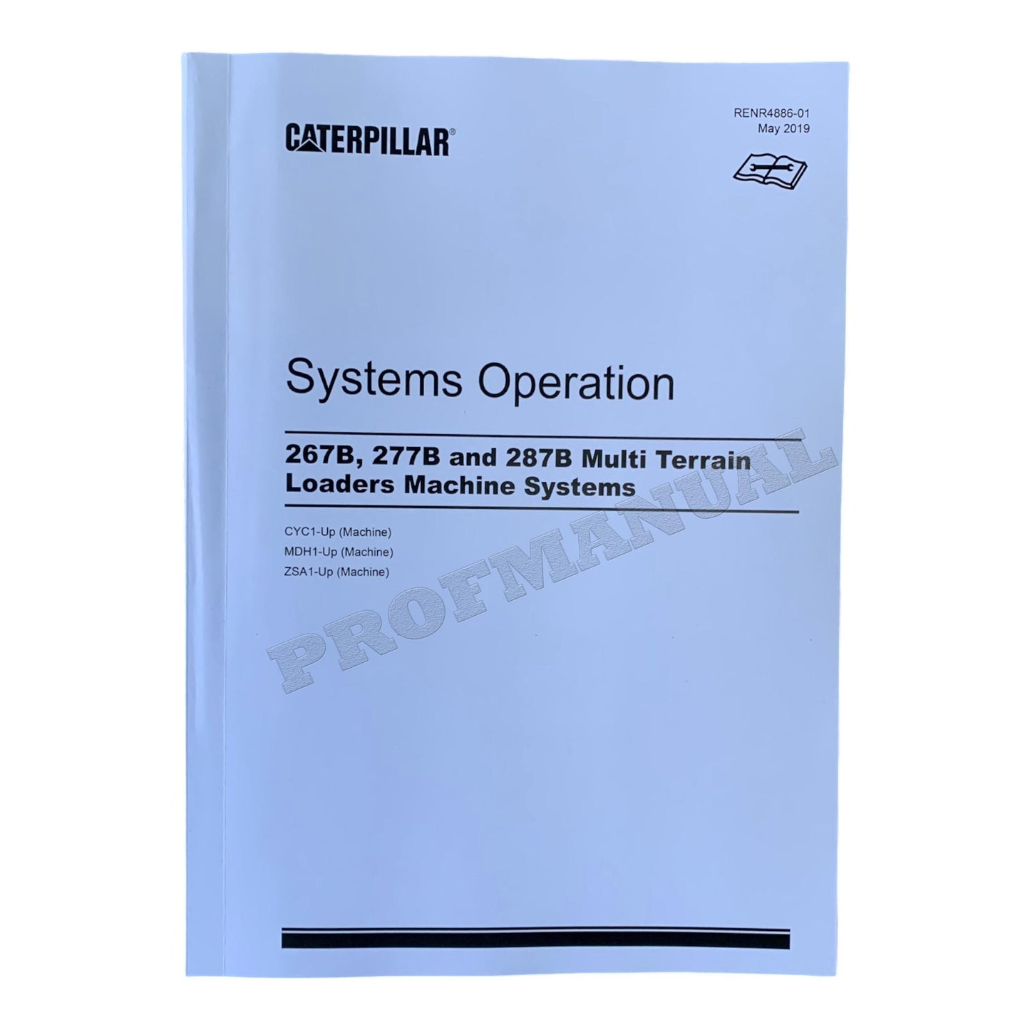 Caterpillar 267B 277B 287B Loader Full System Operation Manual *Send Ser number