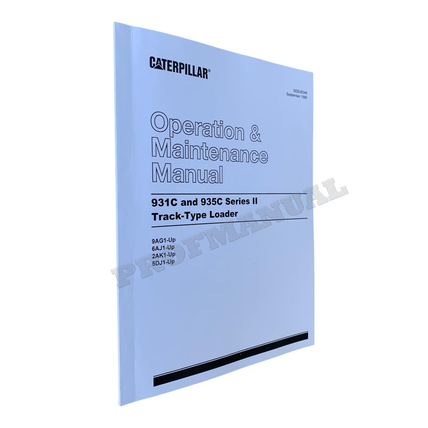 Caterpillar 931C 935C Series II Track Type Loader Operators Maintenance Manual