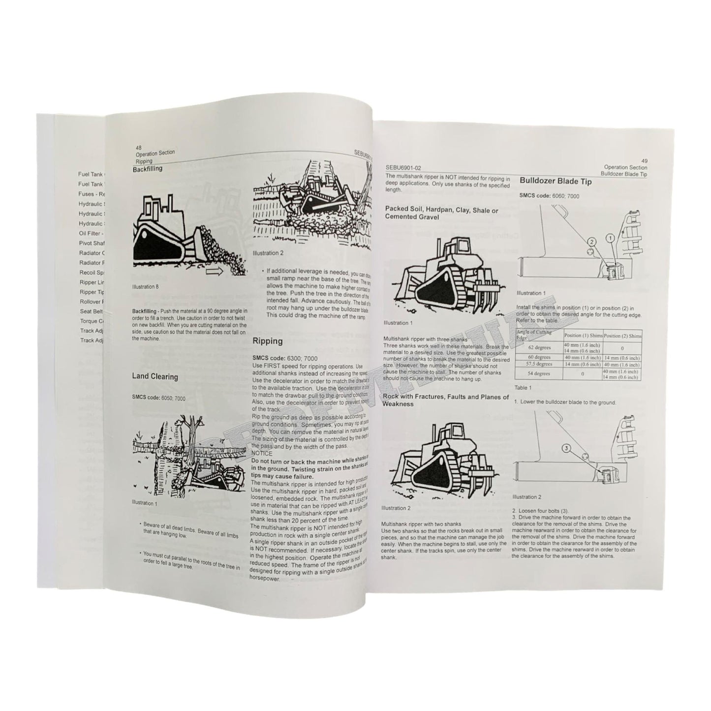 Caterpillar D5M Track Type Tractor Operators Maintenance Manual SEBU6901