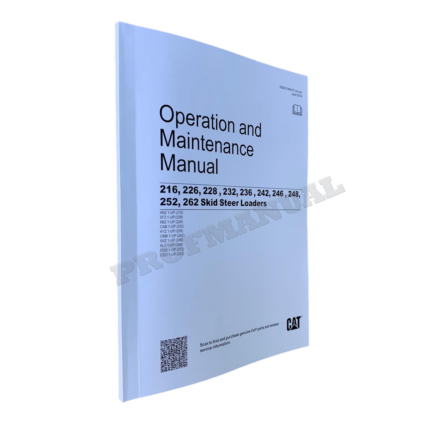 Caterpillar 216 226 228 232 236 Skid Steer Loader Operators Maintenance Manual