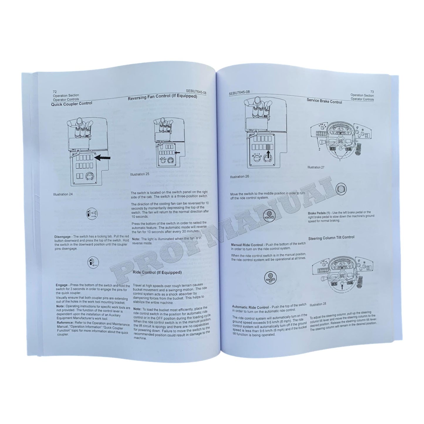 Manuel d'utilisation de la chargeuse sur pneus Caterpillar 924G 924GZ 928G 930G