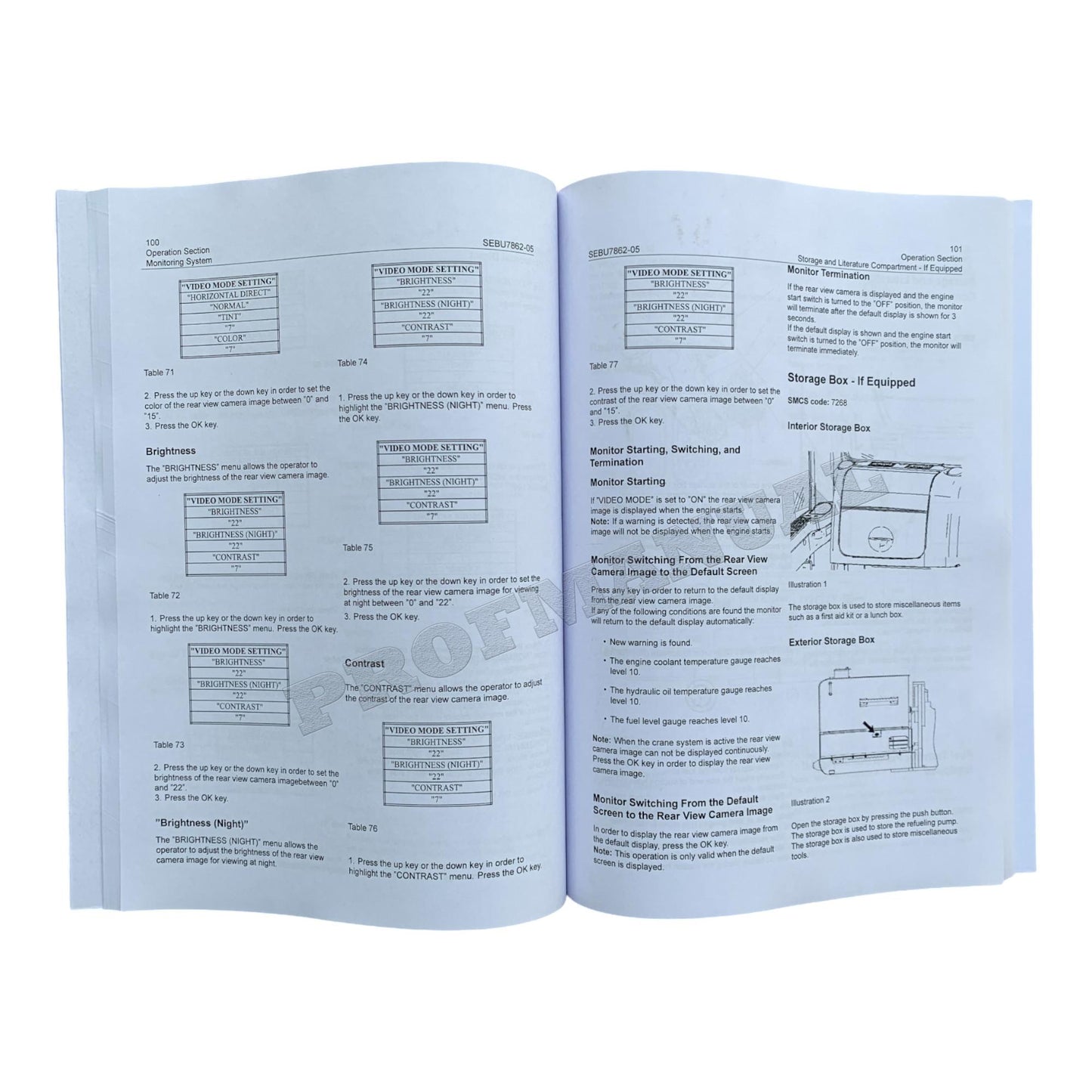 Caterpillar 345C Excavator Operators Maintenance Manual SEBU7862