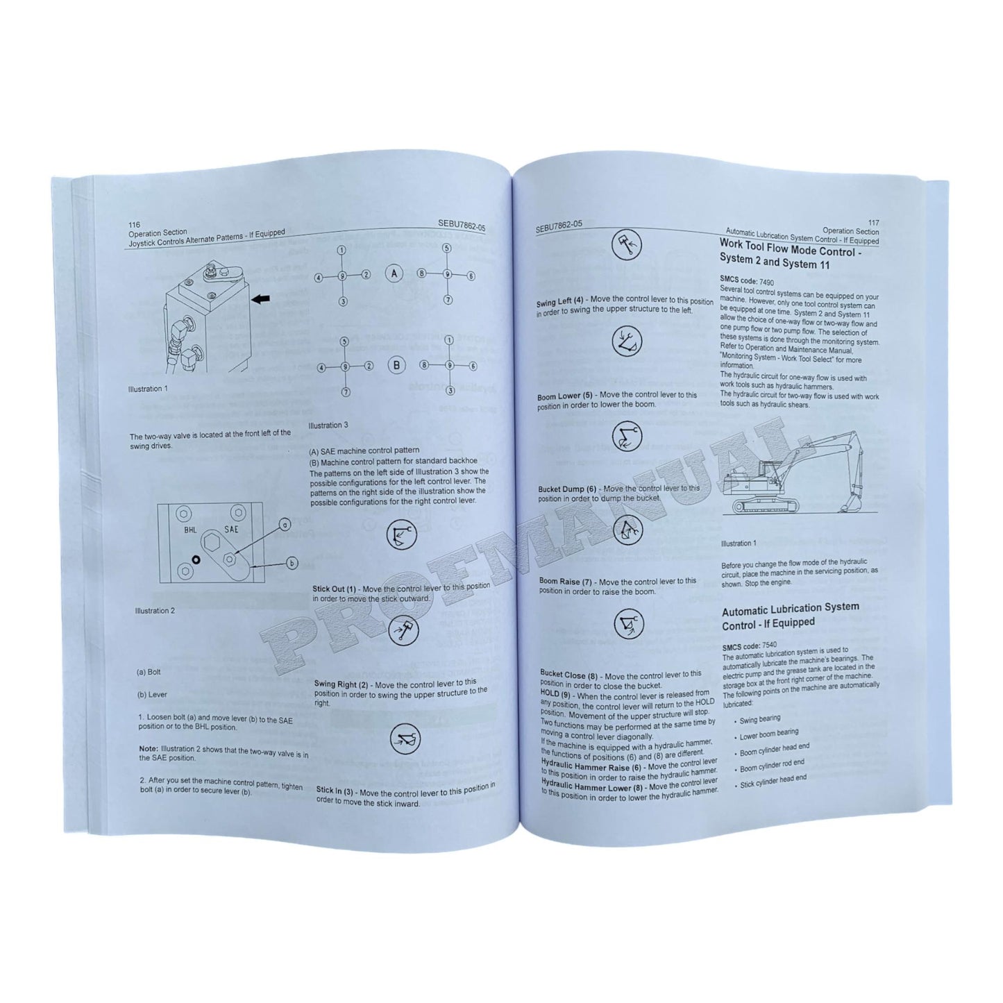 Caterpillar 345C Excavator Operators Maintenance Manual SEBU7862