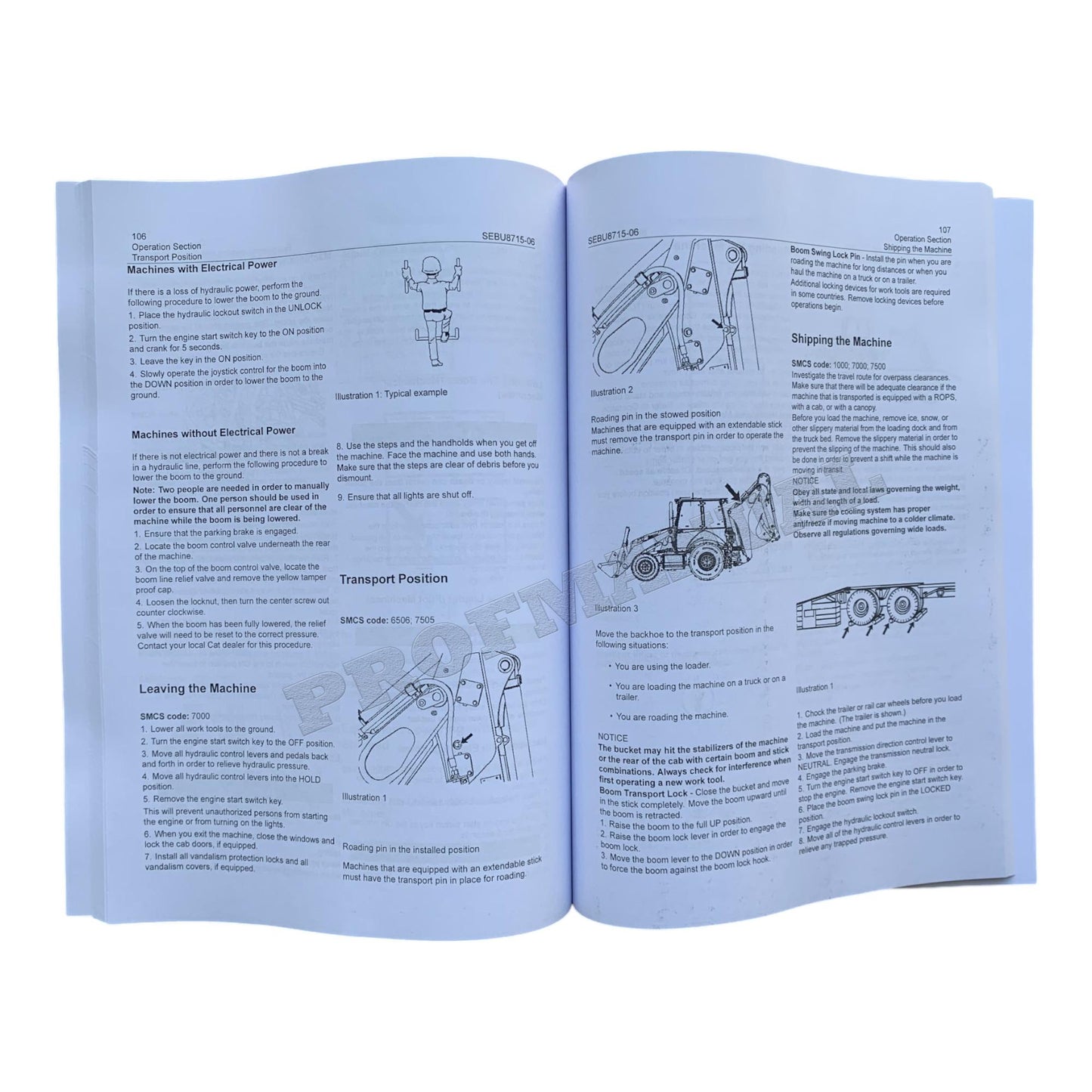 Caterpillar 416F 420F 430F Backhoe Loader Operators Maintenance Manual SEBU8715