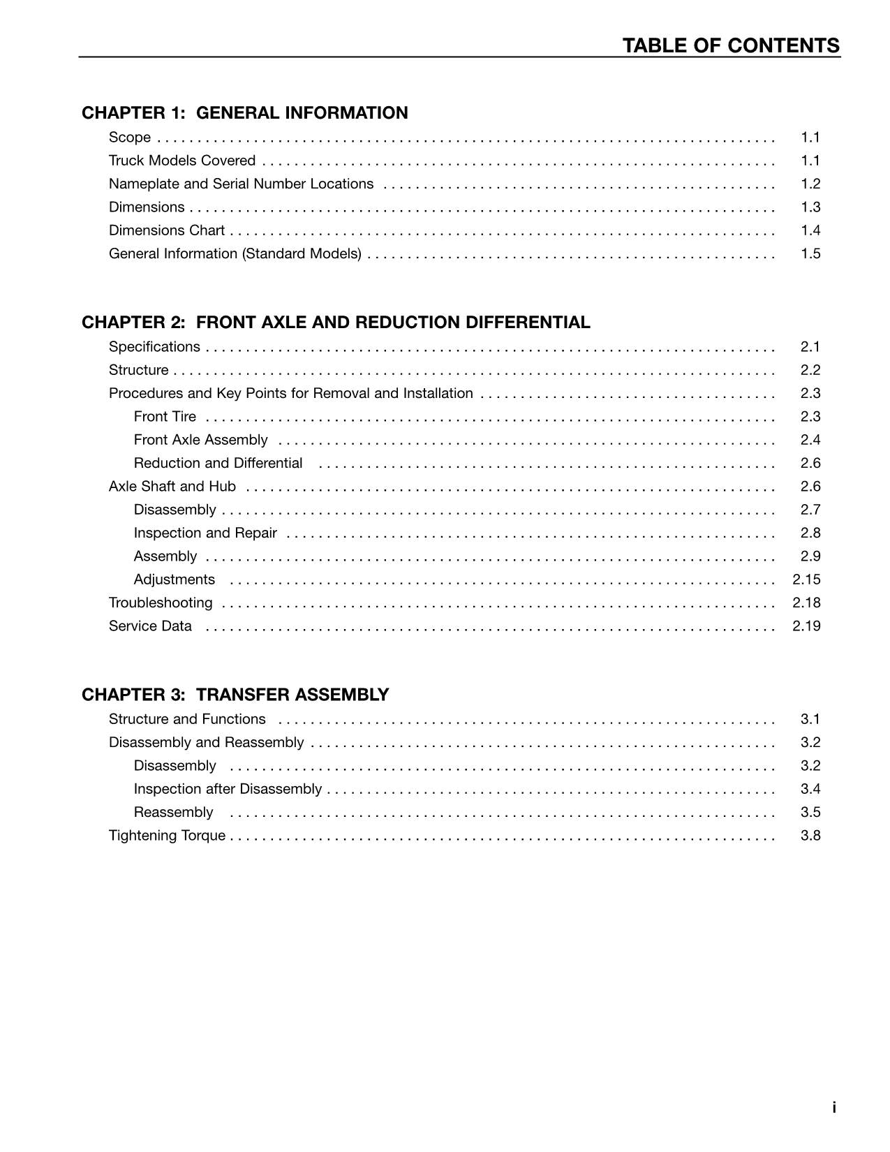 Caterpillar Lift Truck EC35N EC40N EC45N EC55N Forklift Service Manual