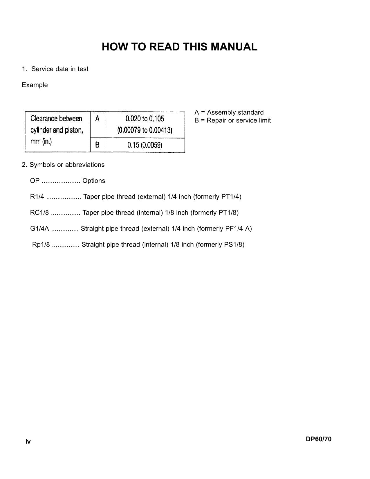 Caterpillar Lift Truck DP60 DP70 Chassis Mast Service Manual