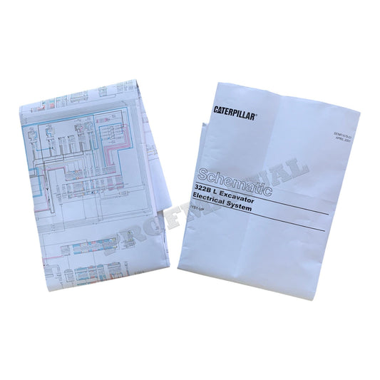 Servicehandbuch für den elektrischen Schaltplan des Baggers Caterpillar 322B L