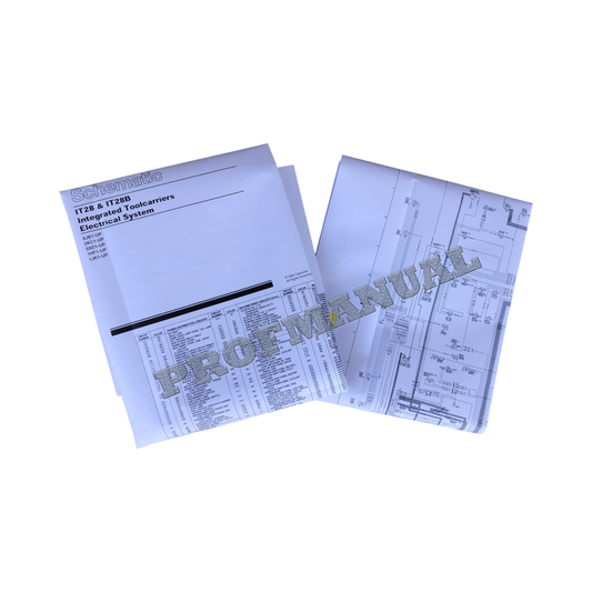 Caterpillar IT28 IT28B Toolcarrier Electric System Schematic Service Manual