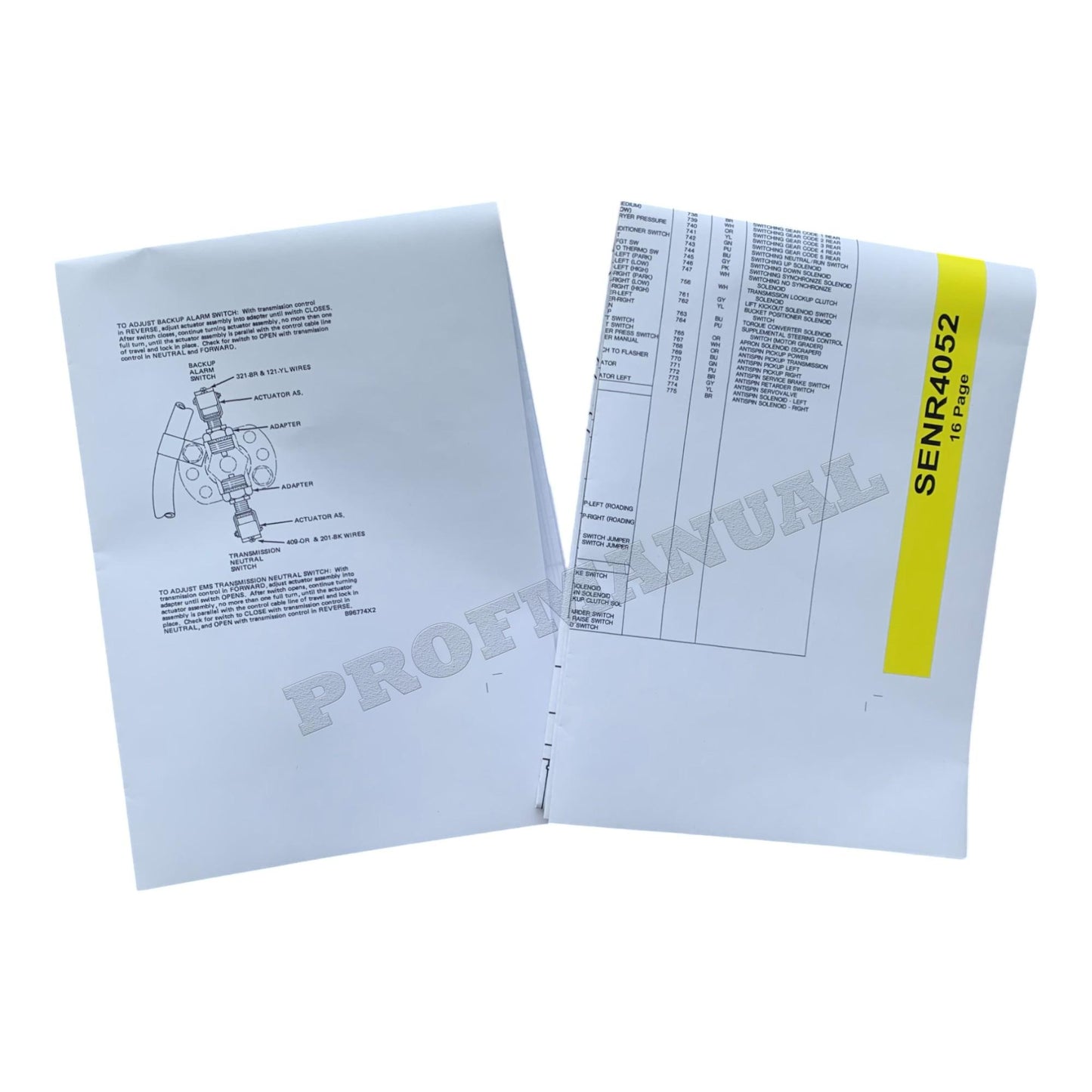 Caterpillar IT28 IT28B Toolcarrier Electric System Schematic Service Manual