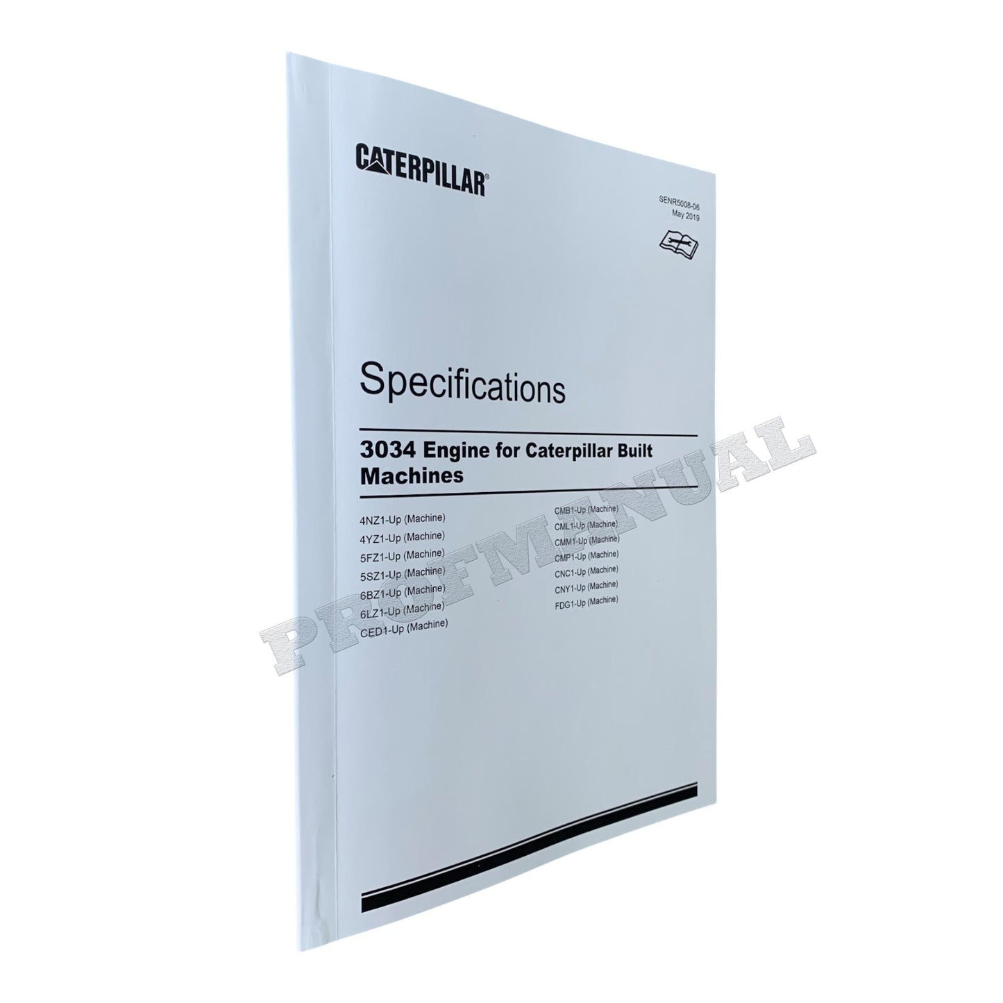 Caterpillar 3034 Engine for 236 246 248 252 262 Skid Steer Loader Service Manual *Send Serial#