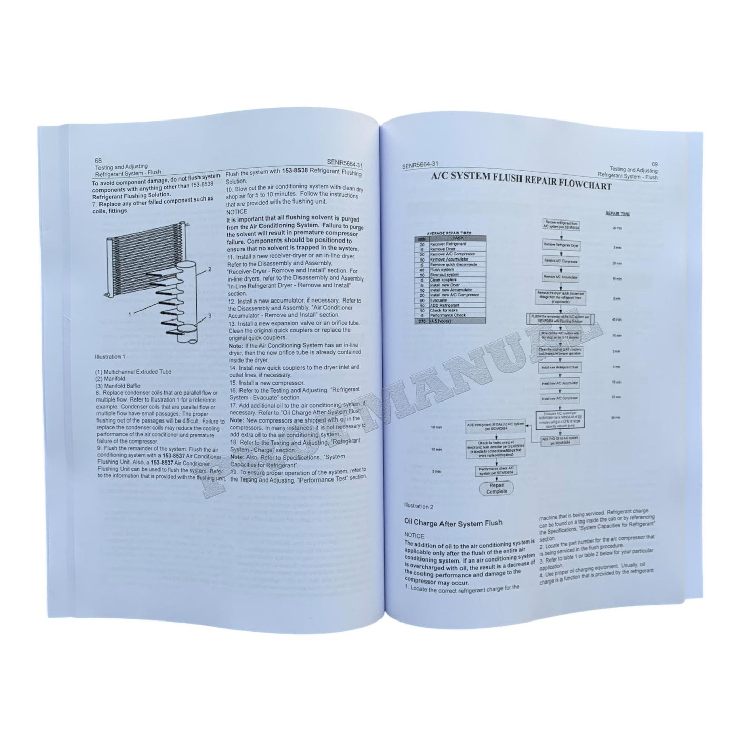 Caterpillar Air Conditioning Heating R134a Disassembly Assembly Manual SENR5664